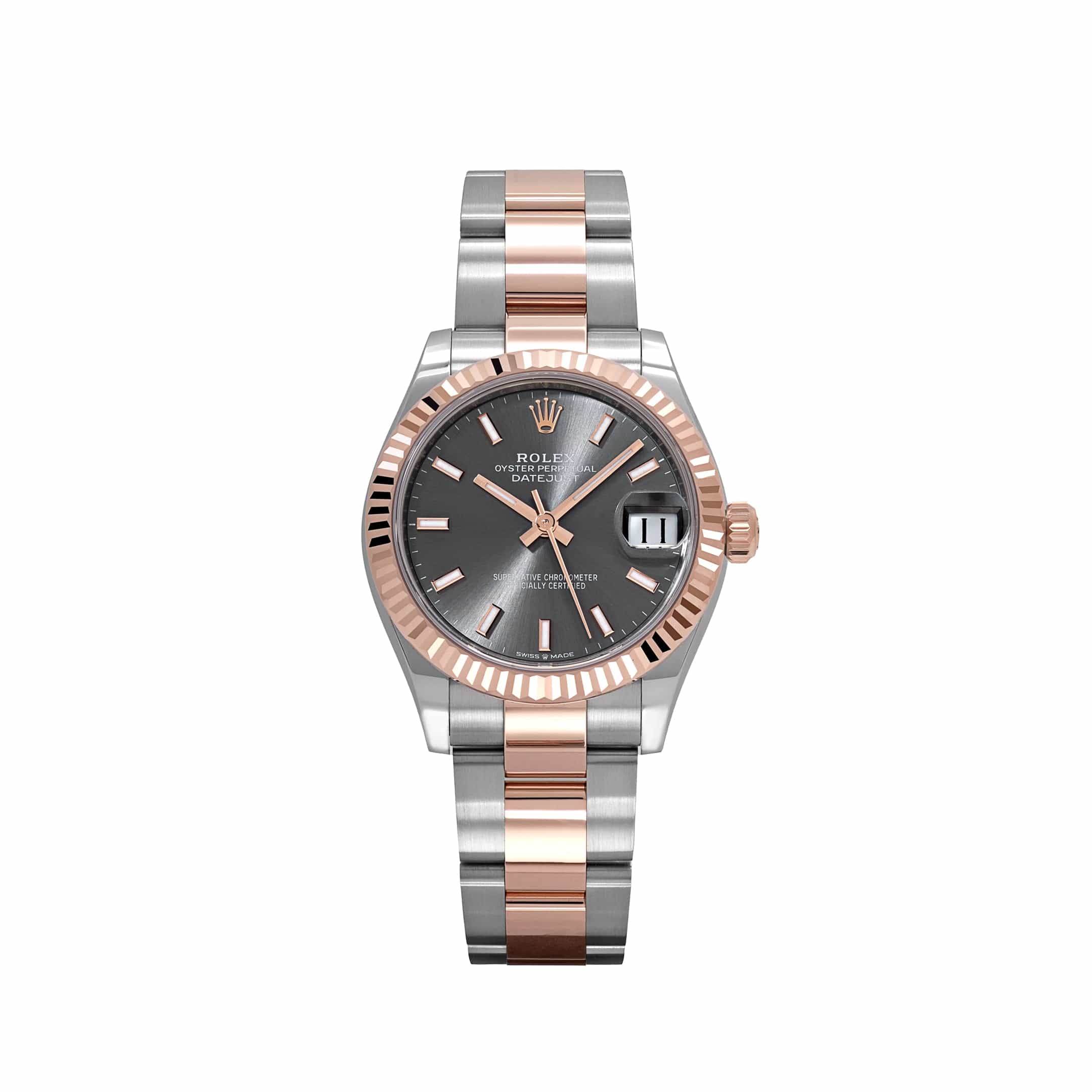 Rolex Datejust 31 278271 'Ladies' Rose Gold Stainless Steel Slate Dial Oyster (2025)