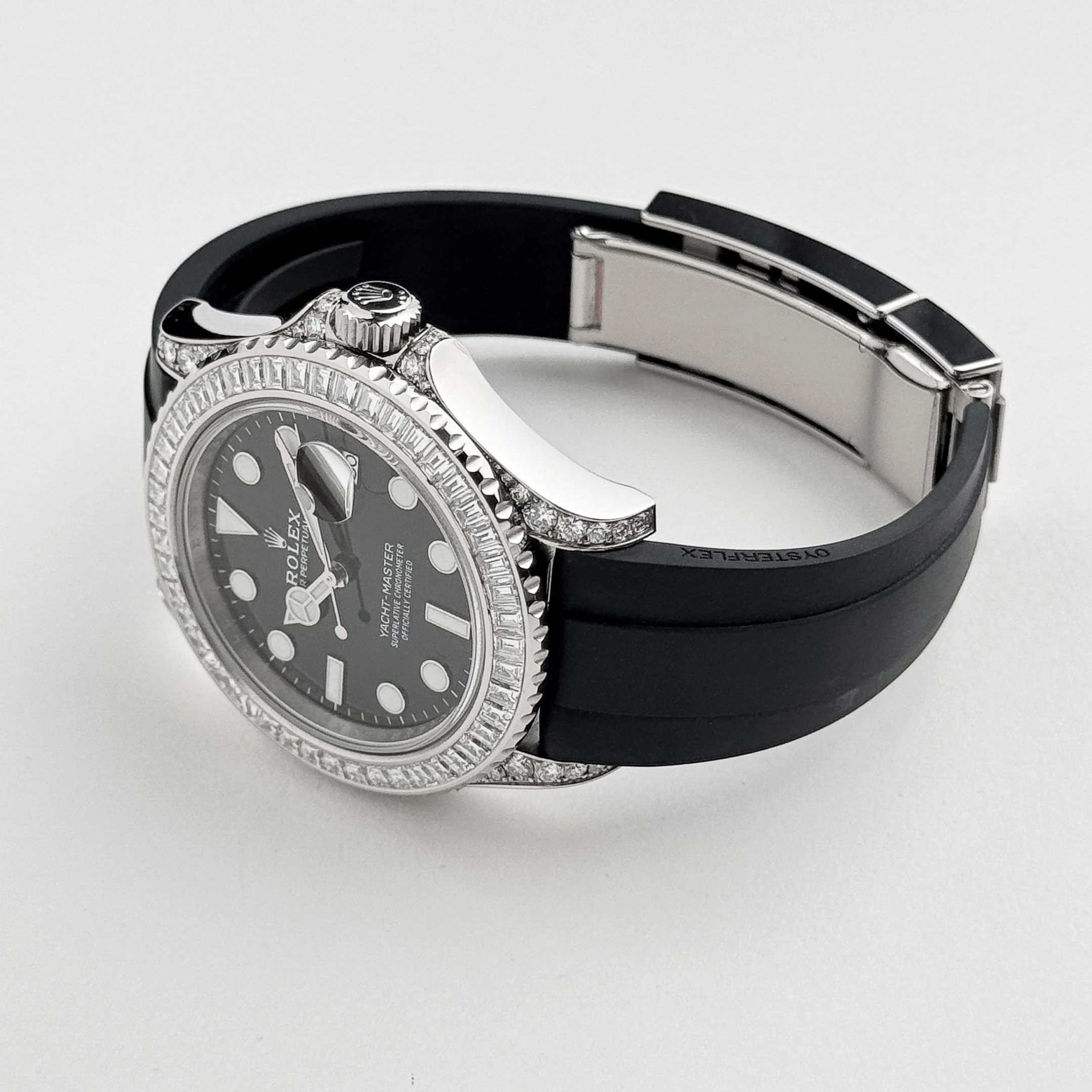 Rolex Yacht-Master 42 226679TBR White Gold Black Dial Diamond Bezel