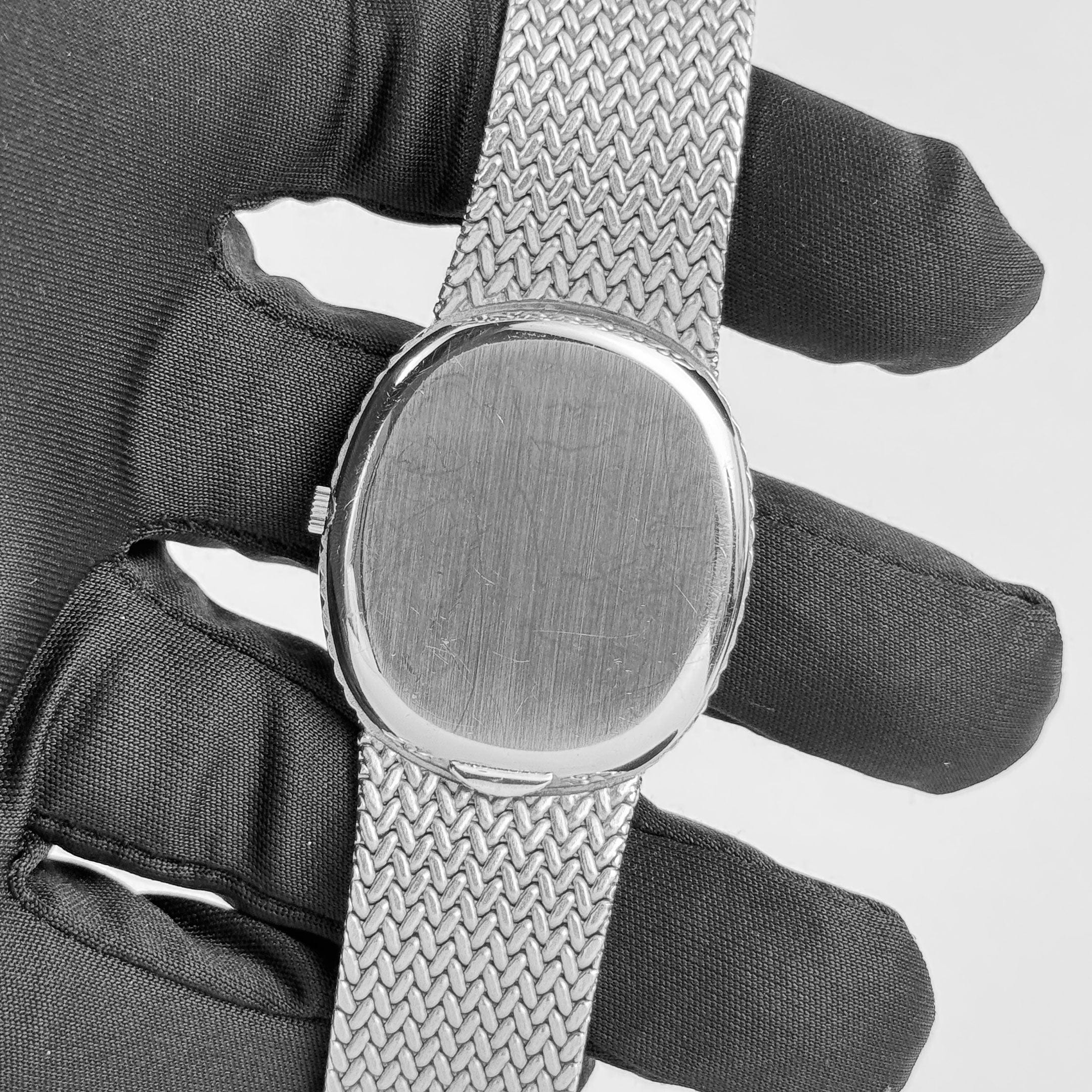 Audemars Piguet Jumbo Ellipse White Gold Silver Diamond Dial Automatic