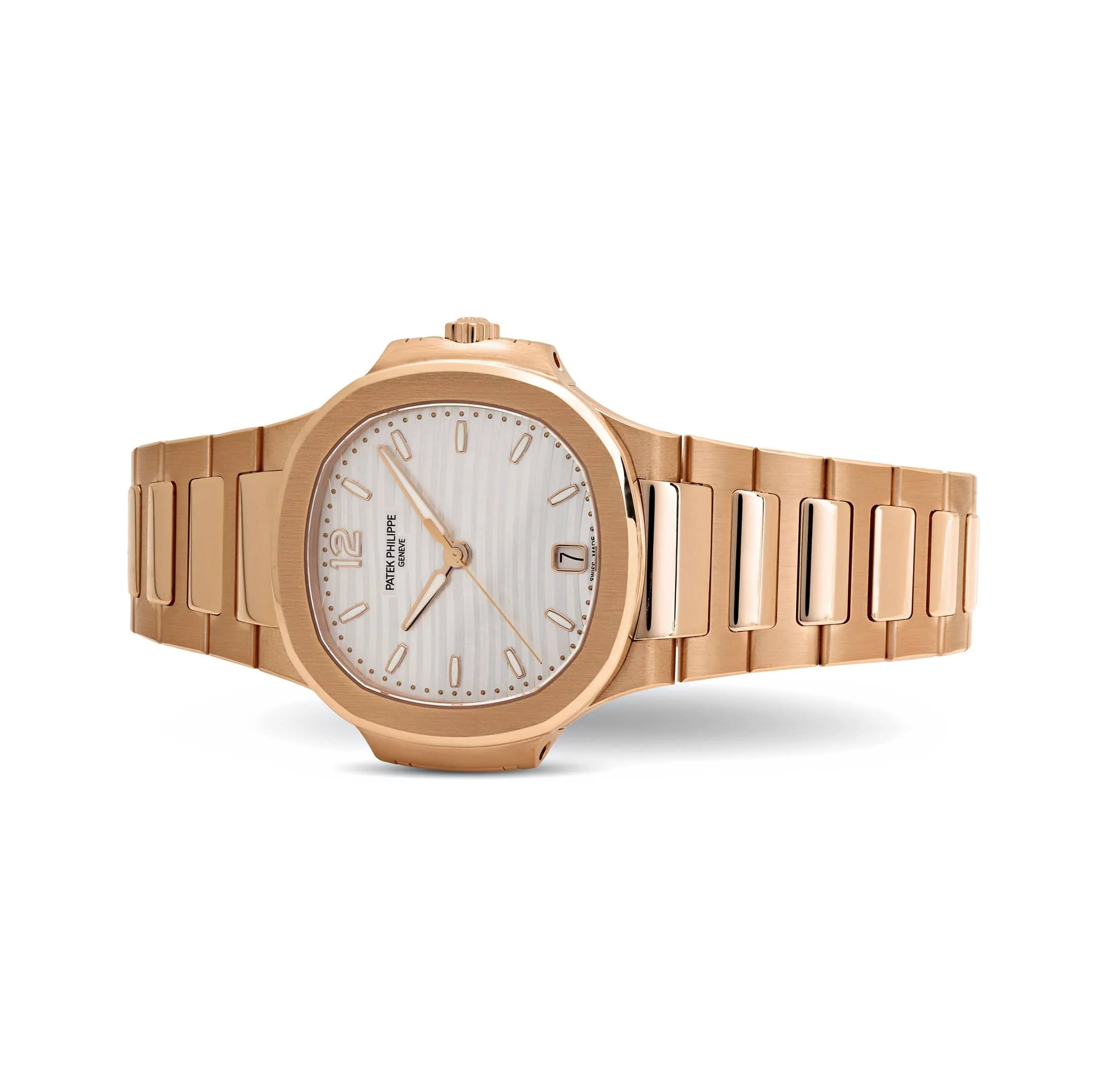 Patek Philippe Nautilus 7118/1R-001 'Ladies' Rose Gold Silvery Opaline Dial (2020)