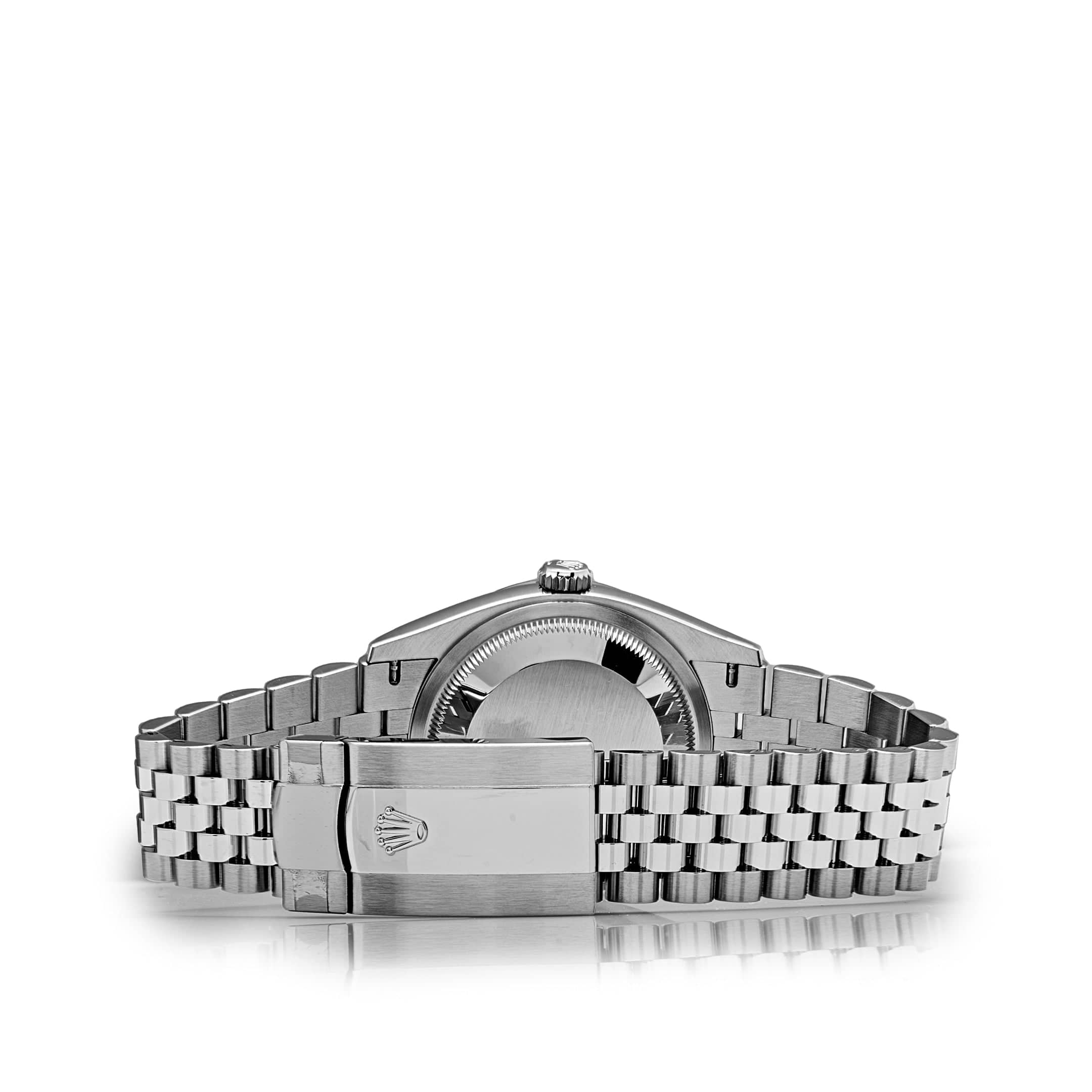 Rolex Datejust 36 126234 Stainless Steel Olive Green Palm Motif Dial