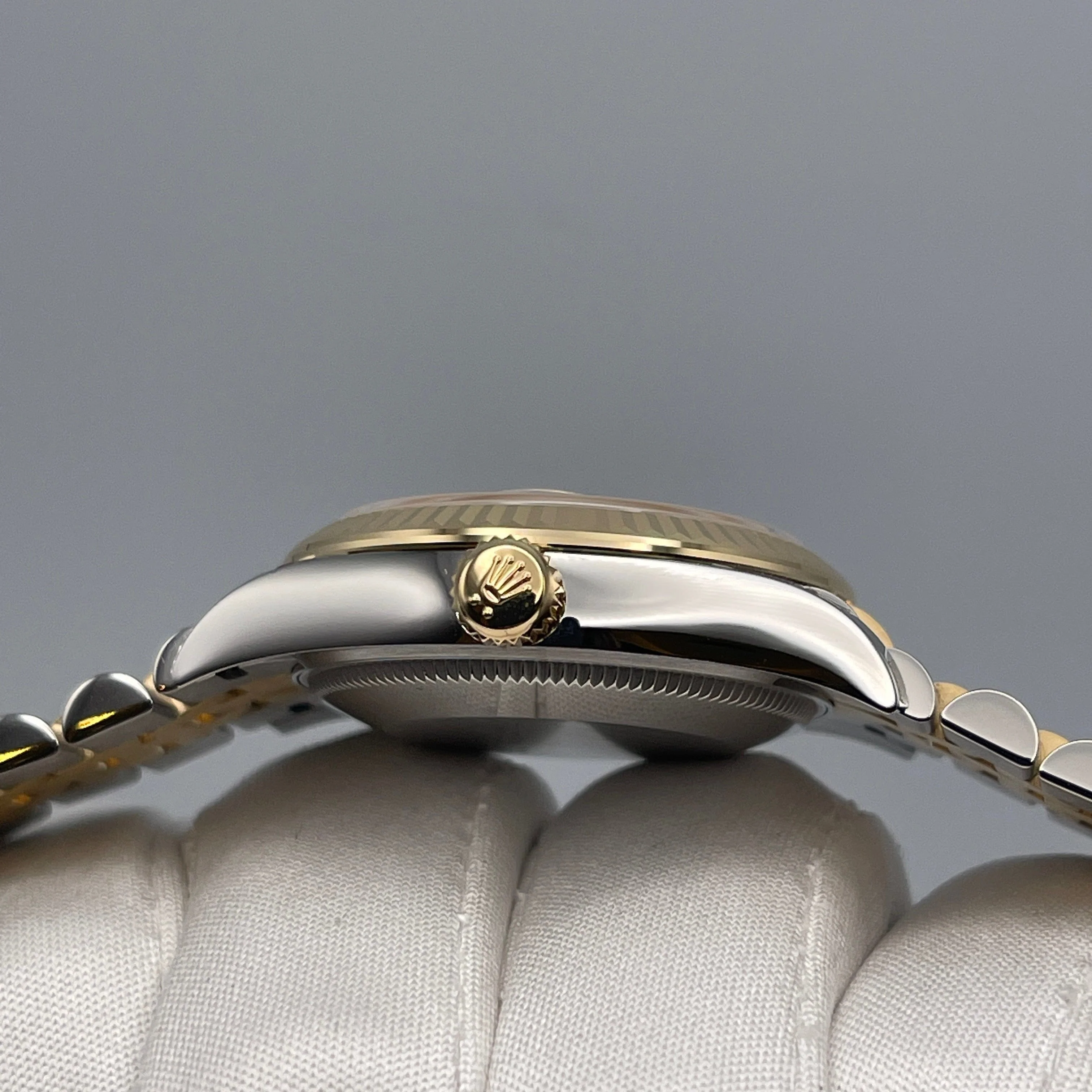 Rolex Datejust 31 278273 'Ladies' Yellow Gold Stainless Steel Silver Dial