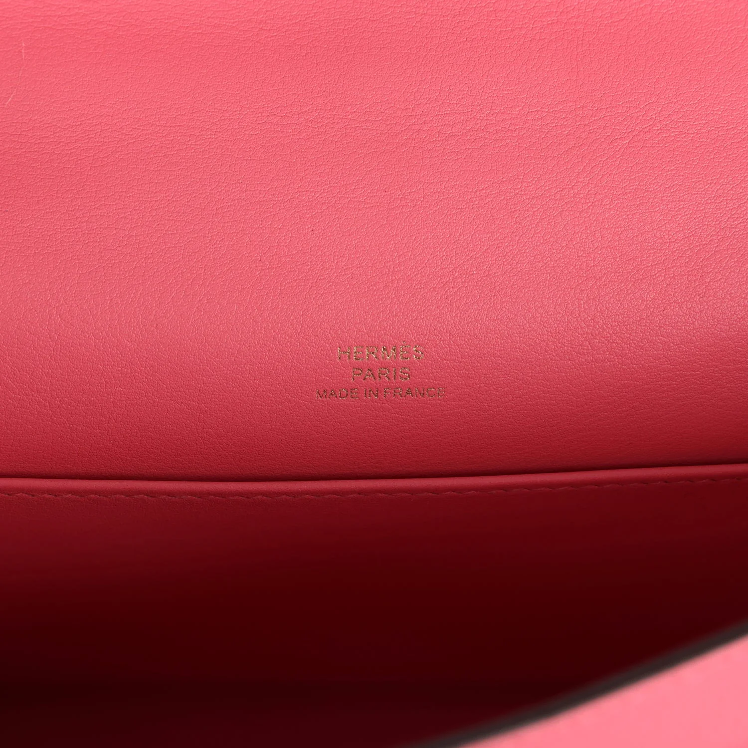 Hermes Kelly Pochette Rose Azalee Swift Gold Hardware