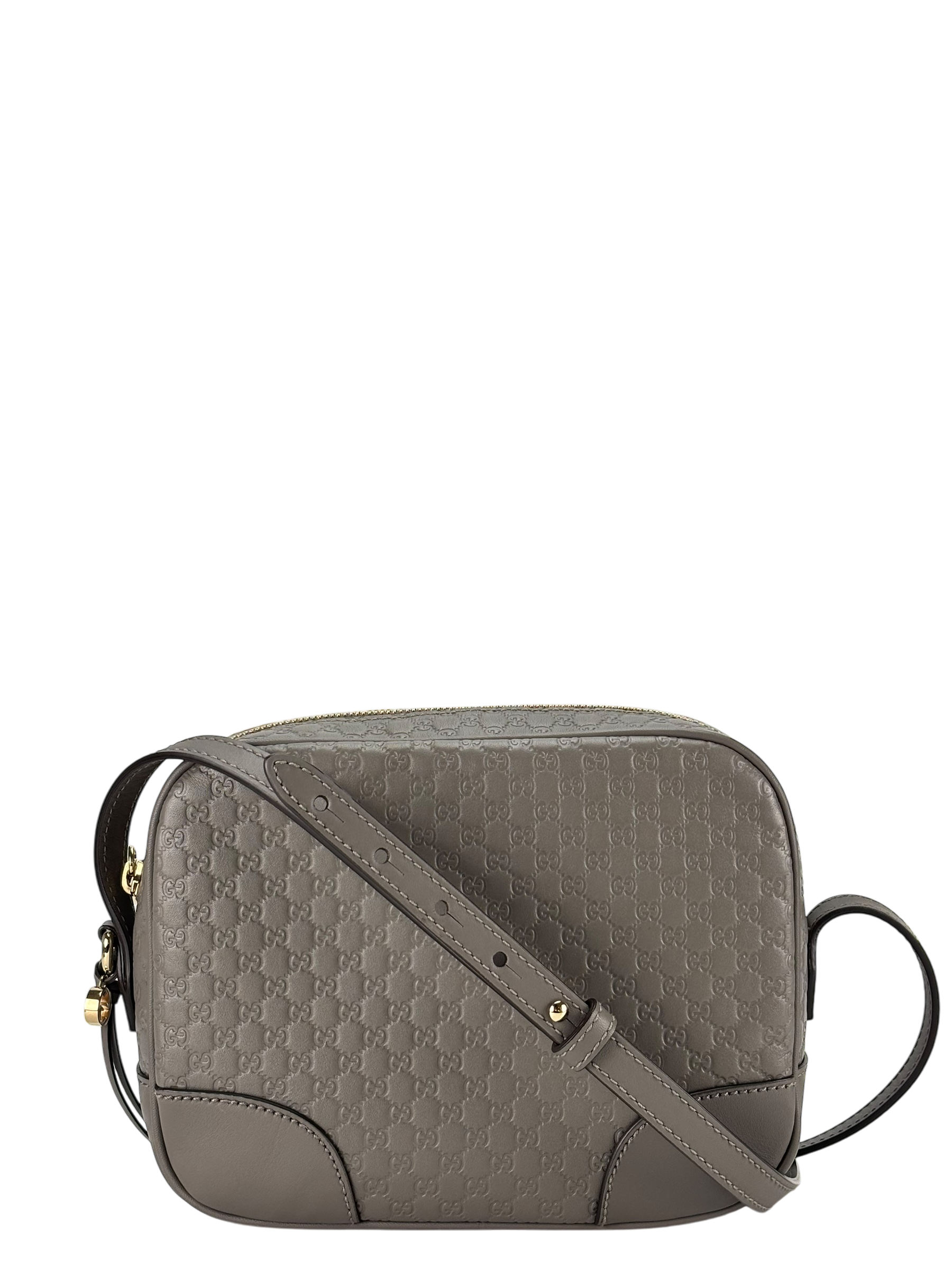 GUCCI - Grey Micro Guccissima Shoulder Bag