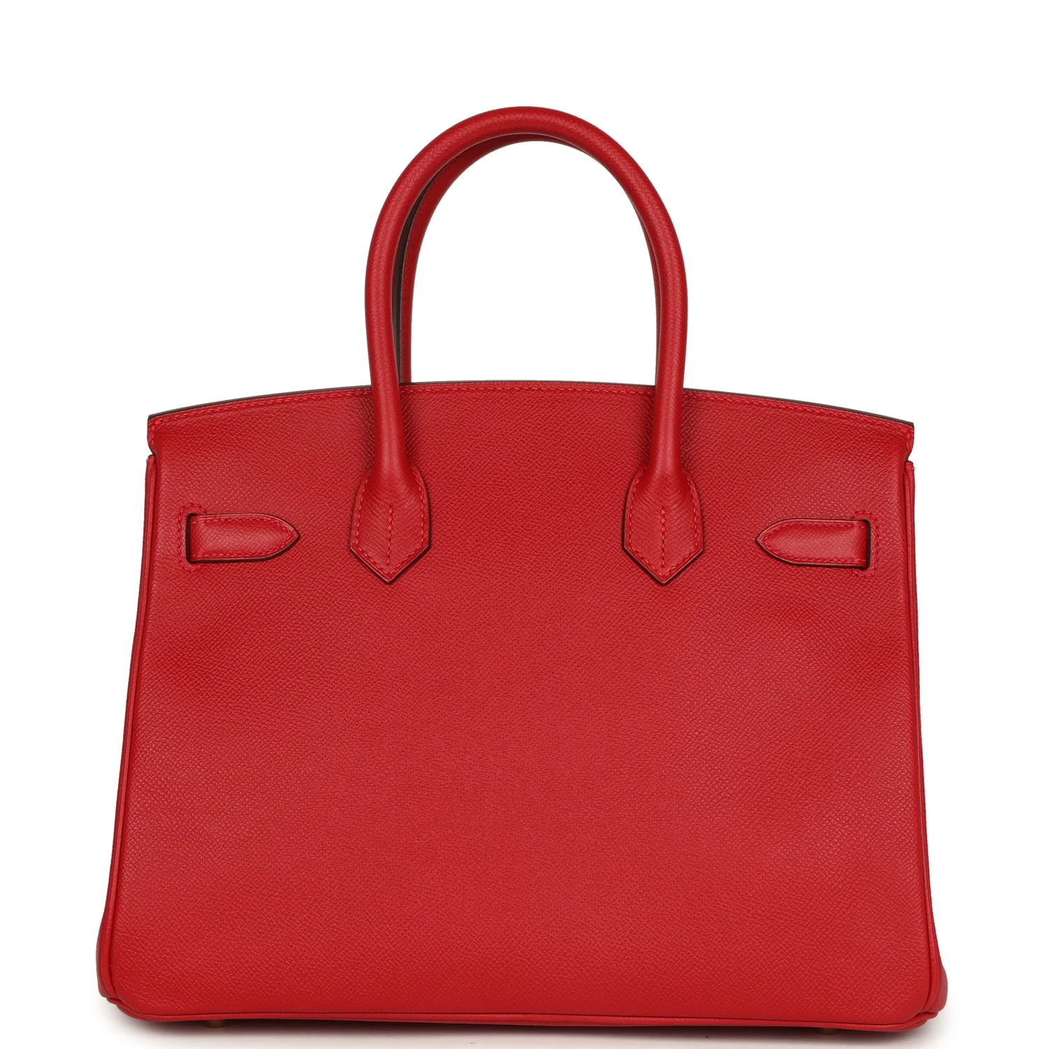 Pre-owned Hermes Birkin 30 Rouge Casaque Epsom Gold Hardware