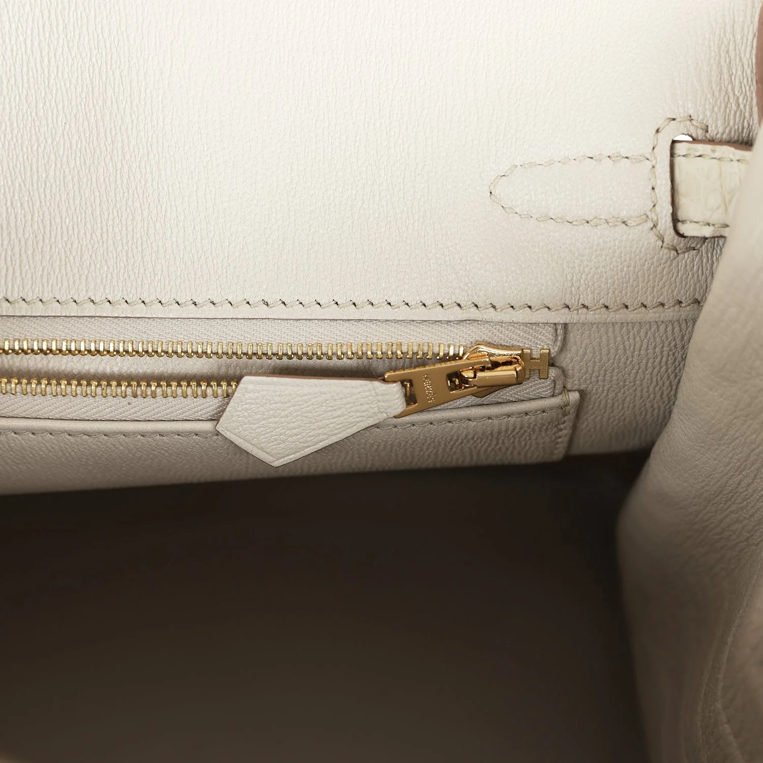 Hermes Birkin 25 Beton Matte Alligator Gold Hardware