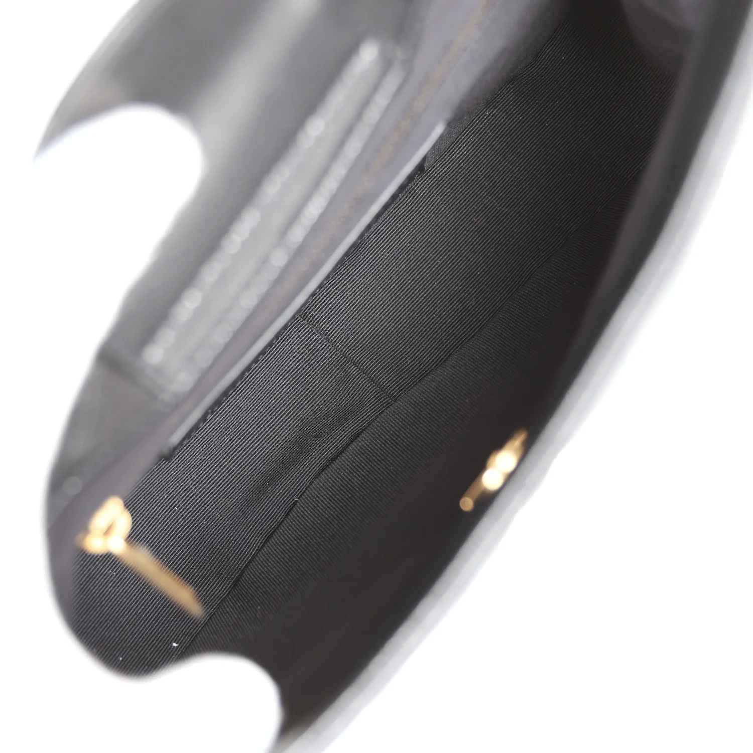 Chanel Hobo Bag Black Shiny Caviar Brushed Gold Hardware