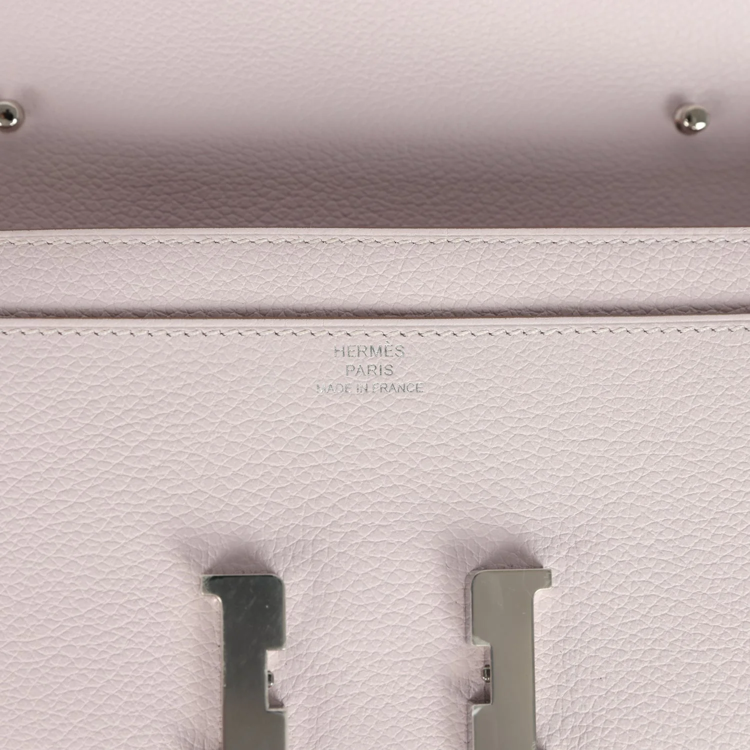 Hermes Constance Wallet To Go Mauve Pale Evercolor Palladium Hardware