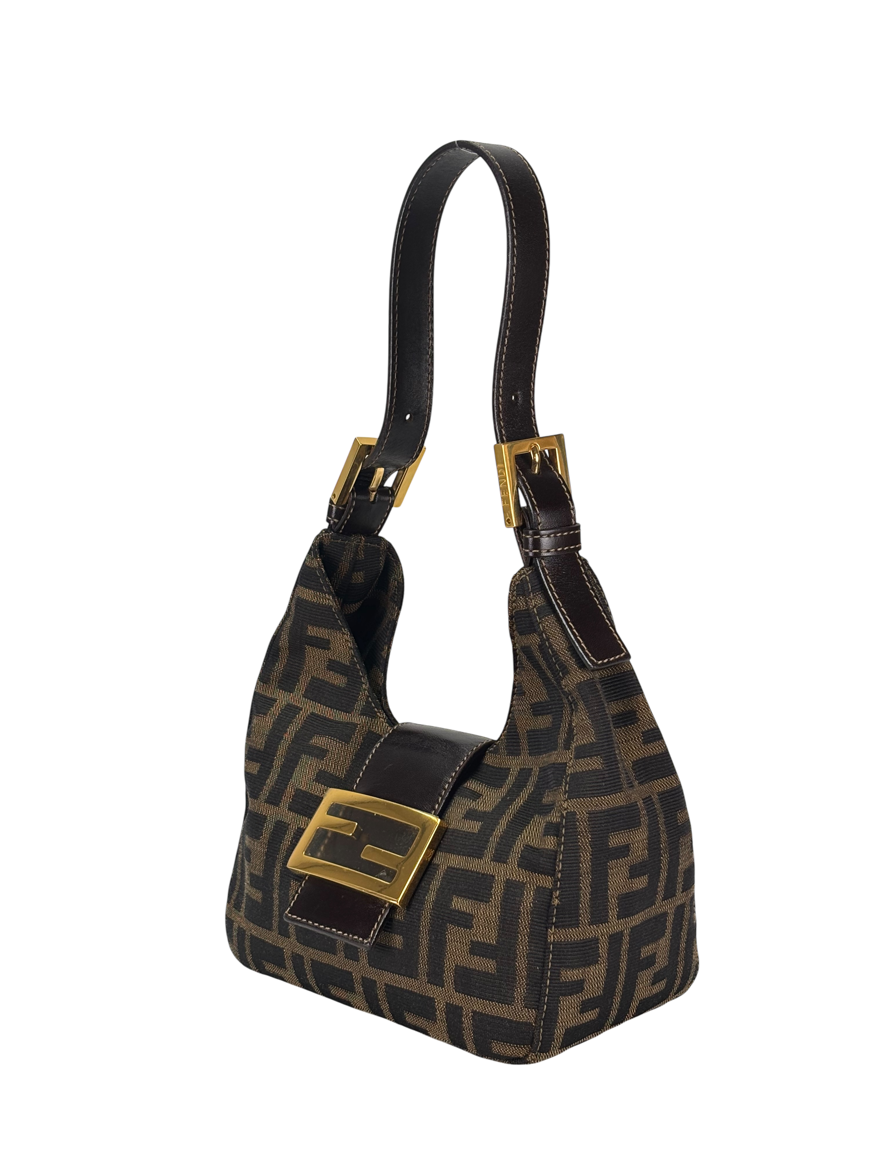 FENDI - Zucca Croissant Shoulder Bag