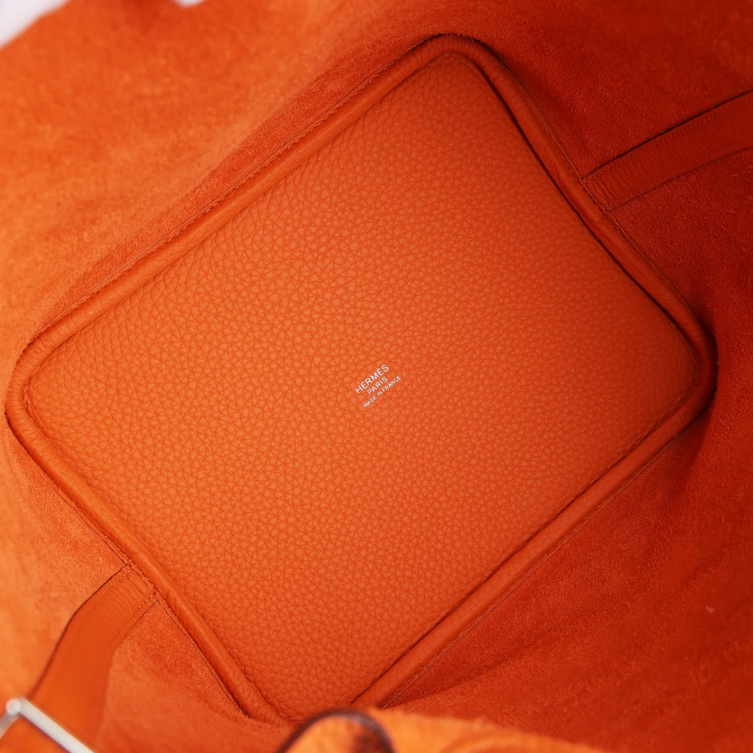 Hermes Picotin Lock 22 Orange Clemence Palladium Hardware