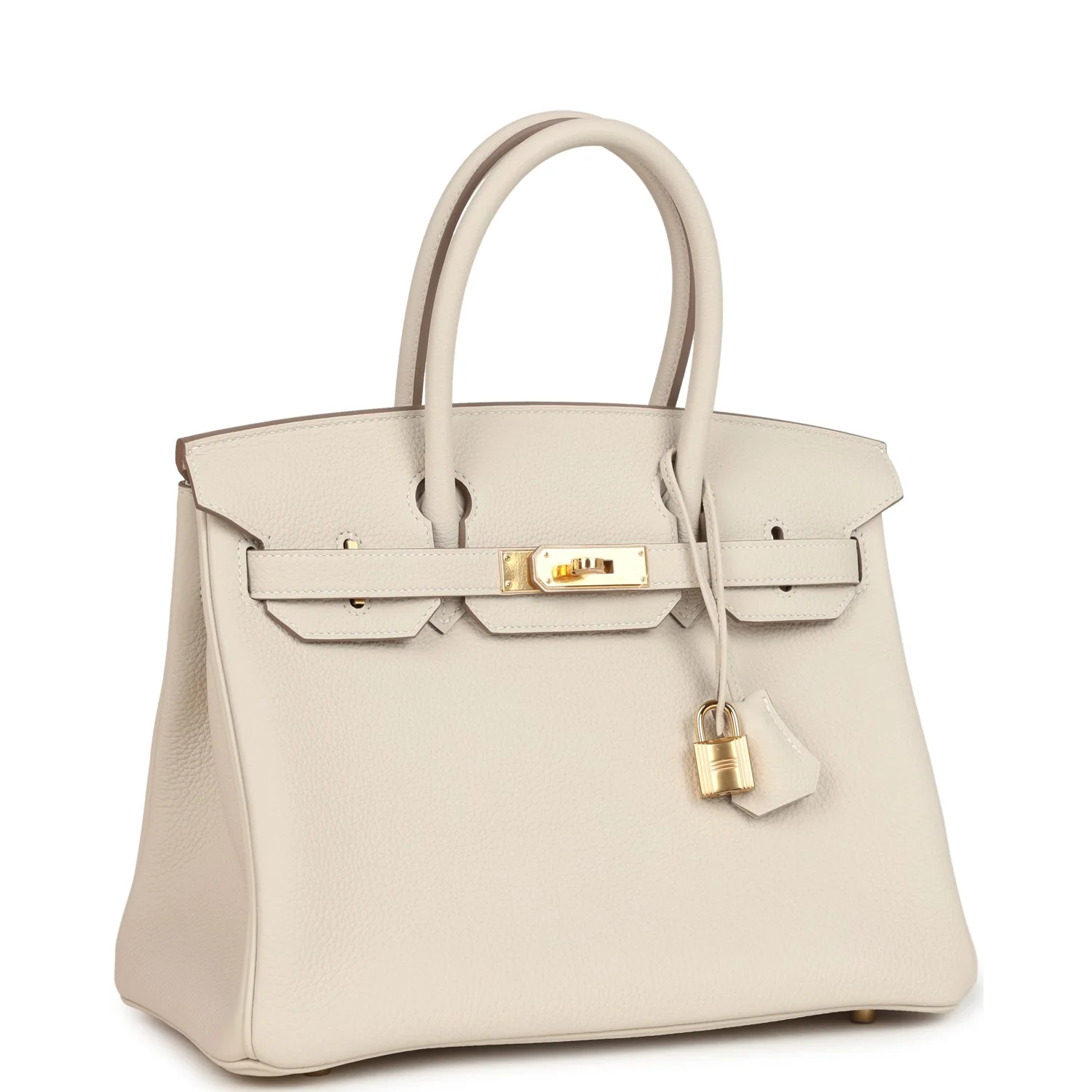 Hermes Birkin 30 Craie Togo Gold Hardware
