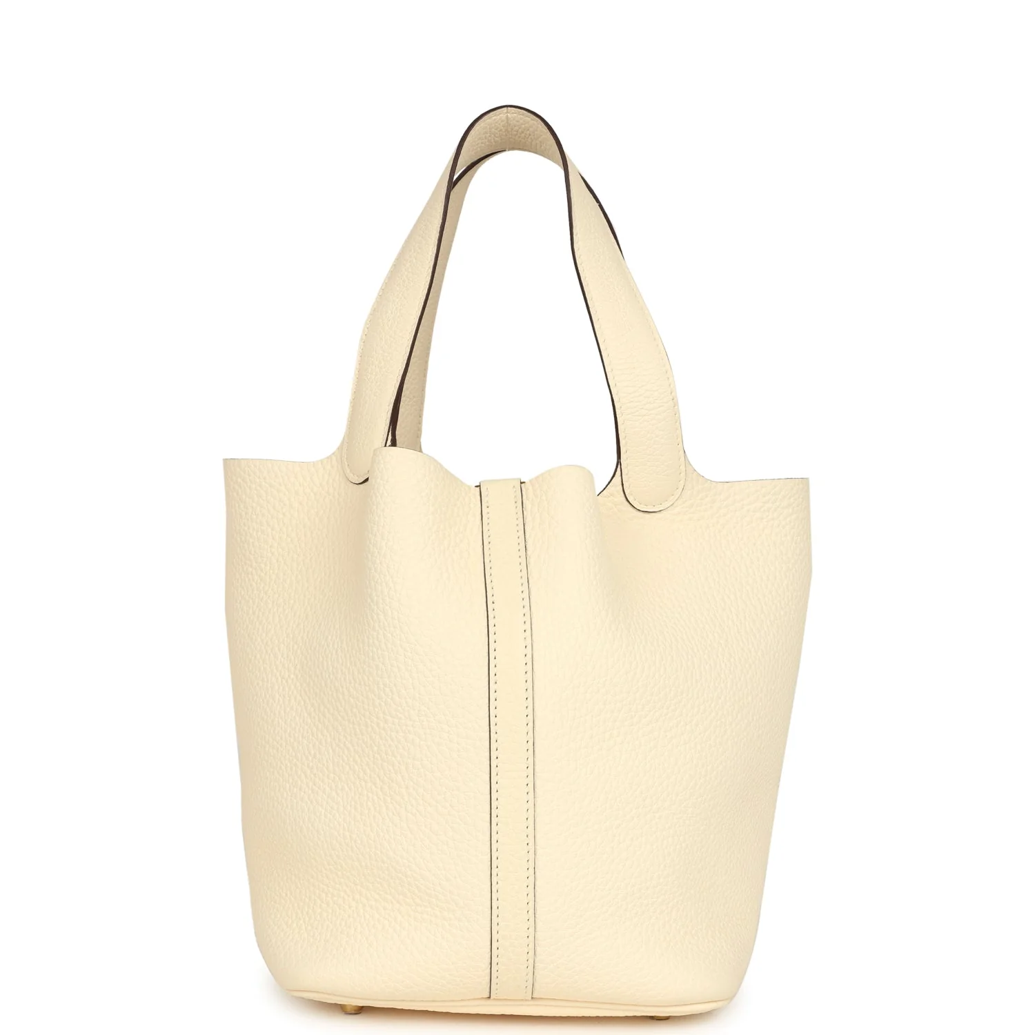 Pre-owned Hermes Picotin Lock 22 Nata Clemence Gold Hardware