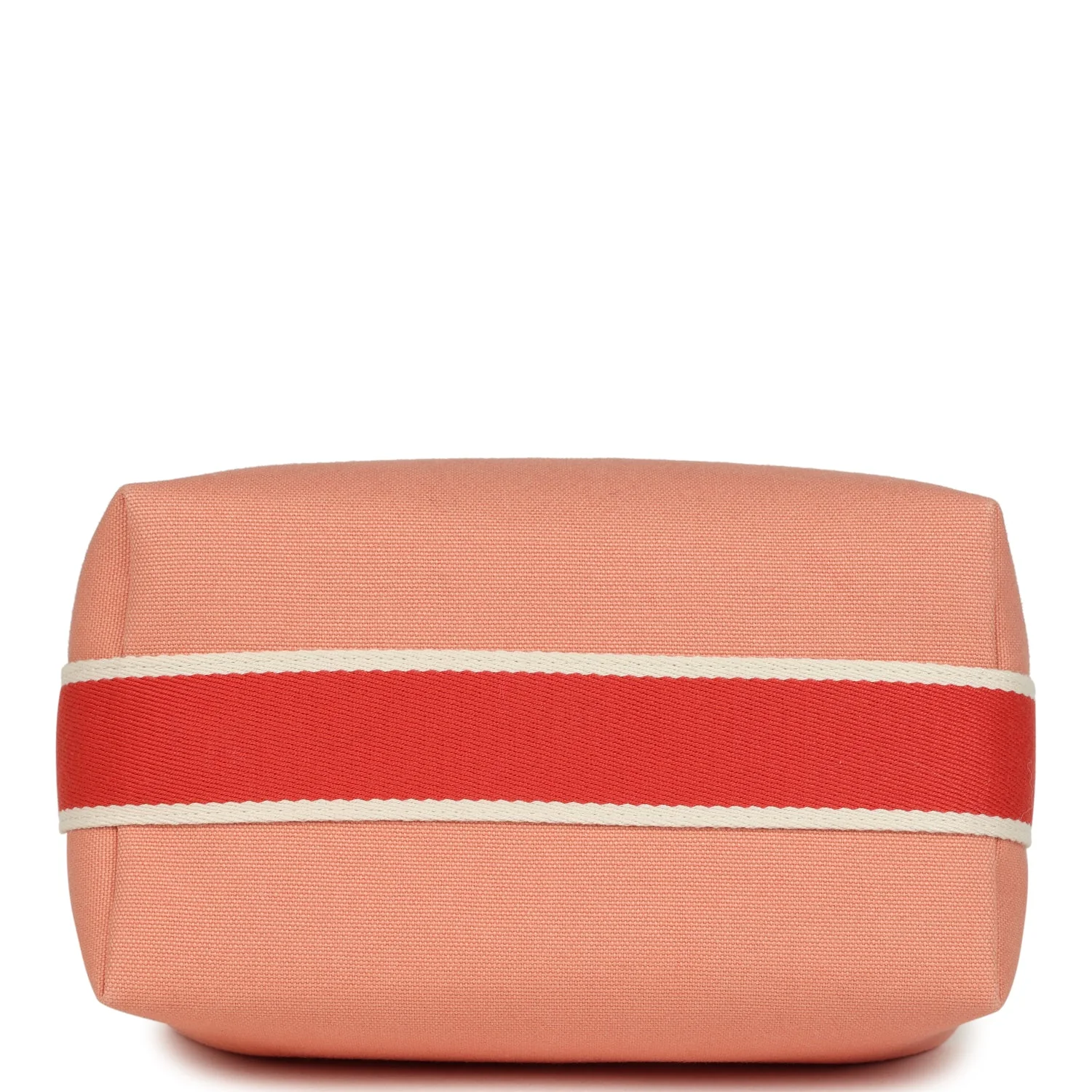 Hermes Bride A Brac Carre Case PM Goyave Canvas Palladium Hardware