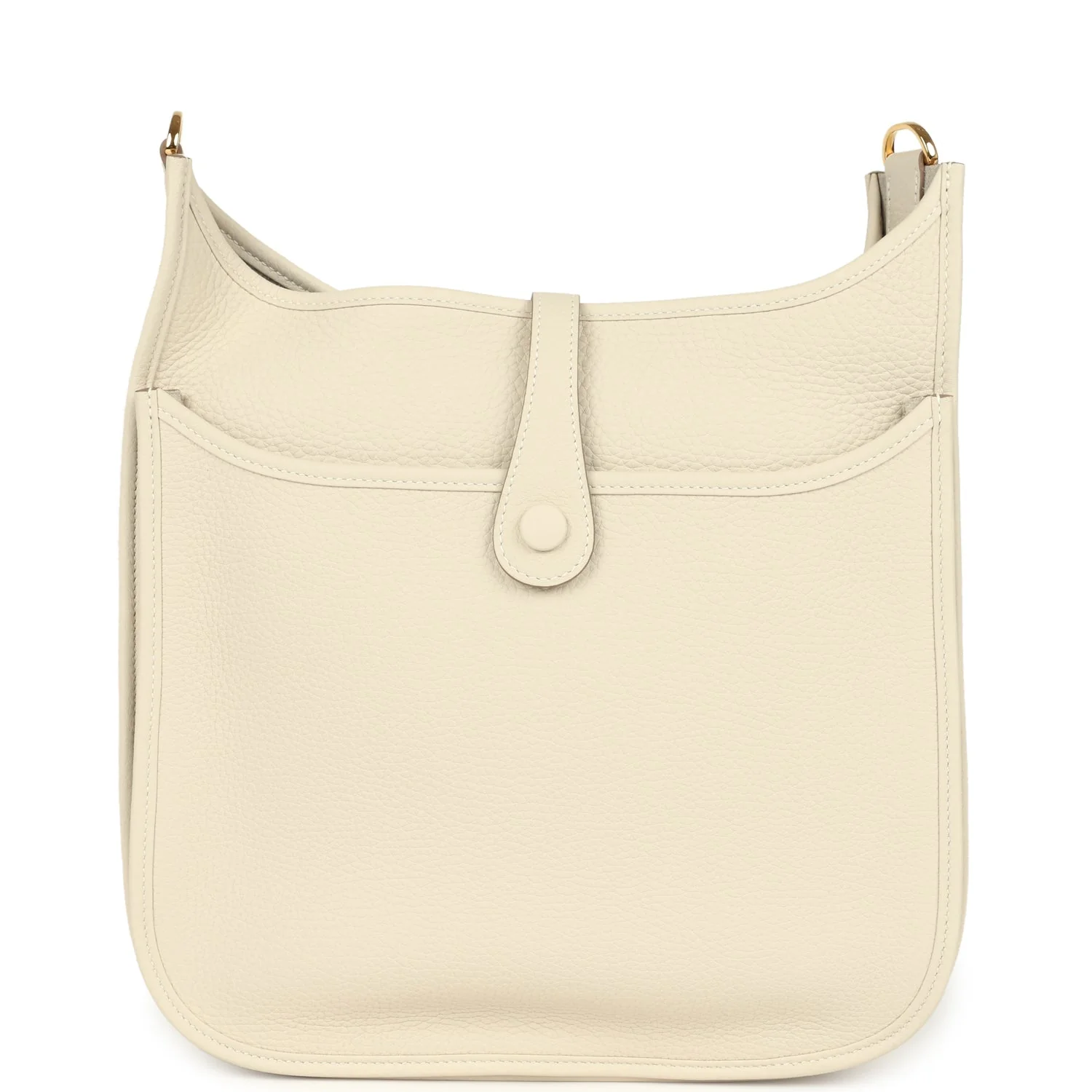 Hermes Evelyne III PM Craie Clemence Gold Hardware