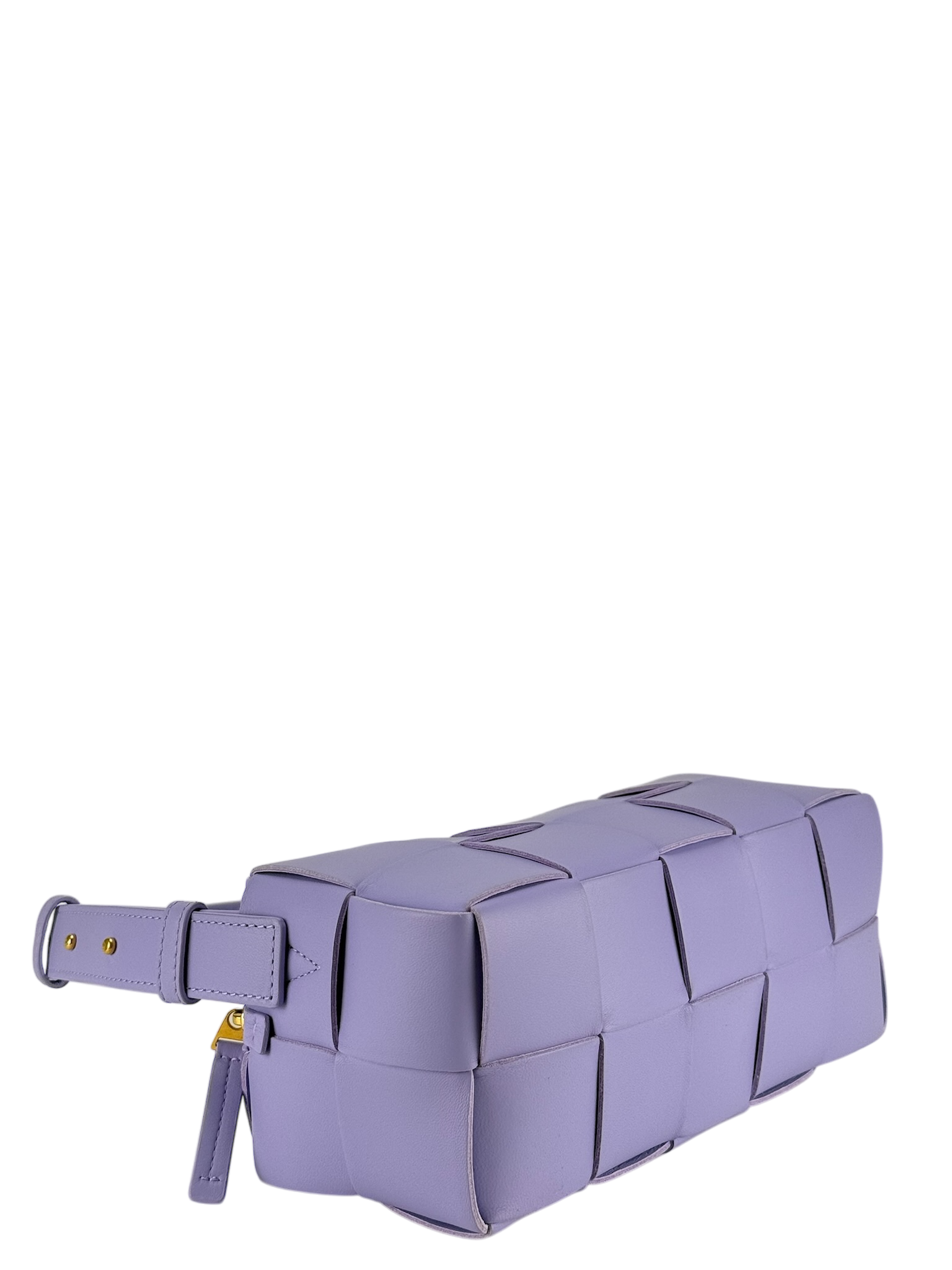 BOTTEGA VENETA - Purple Maxi Intrecciato Leather Shoulder Bag