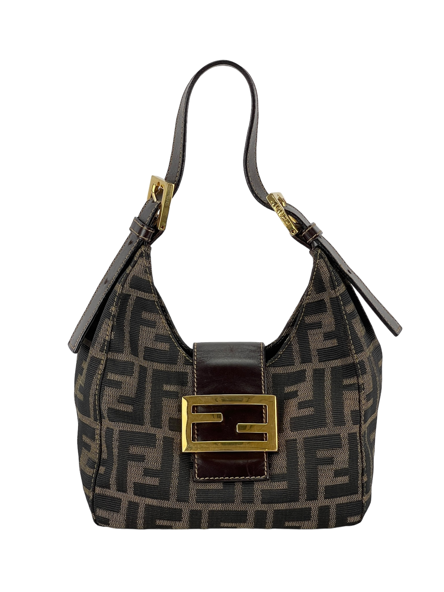 FENDI - Zucca Croissant Shoulder Bag