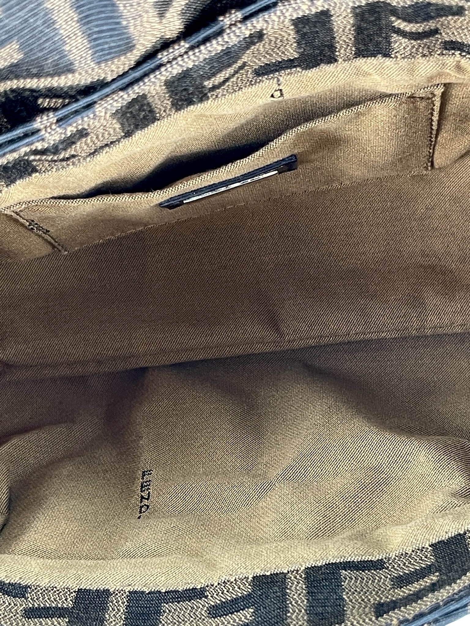 FENDI - Brown Canvas Zucca one-Shoulder Bag