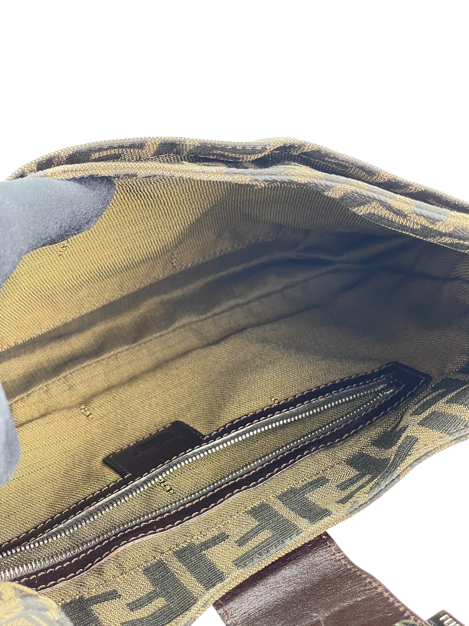 FENDI - Monogram Zucca Mamma Handbag Palladium Hardware