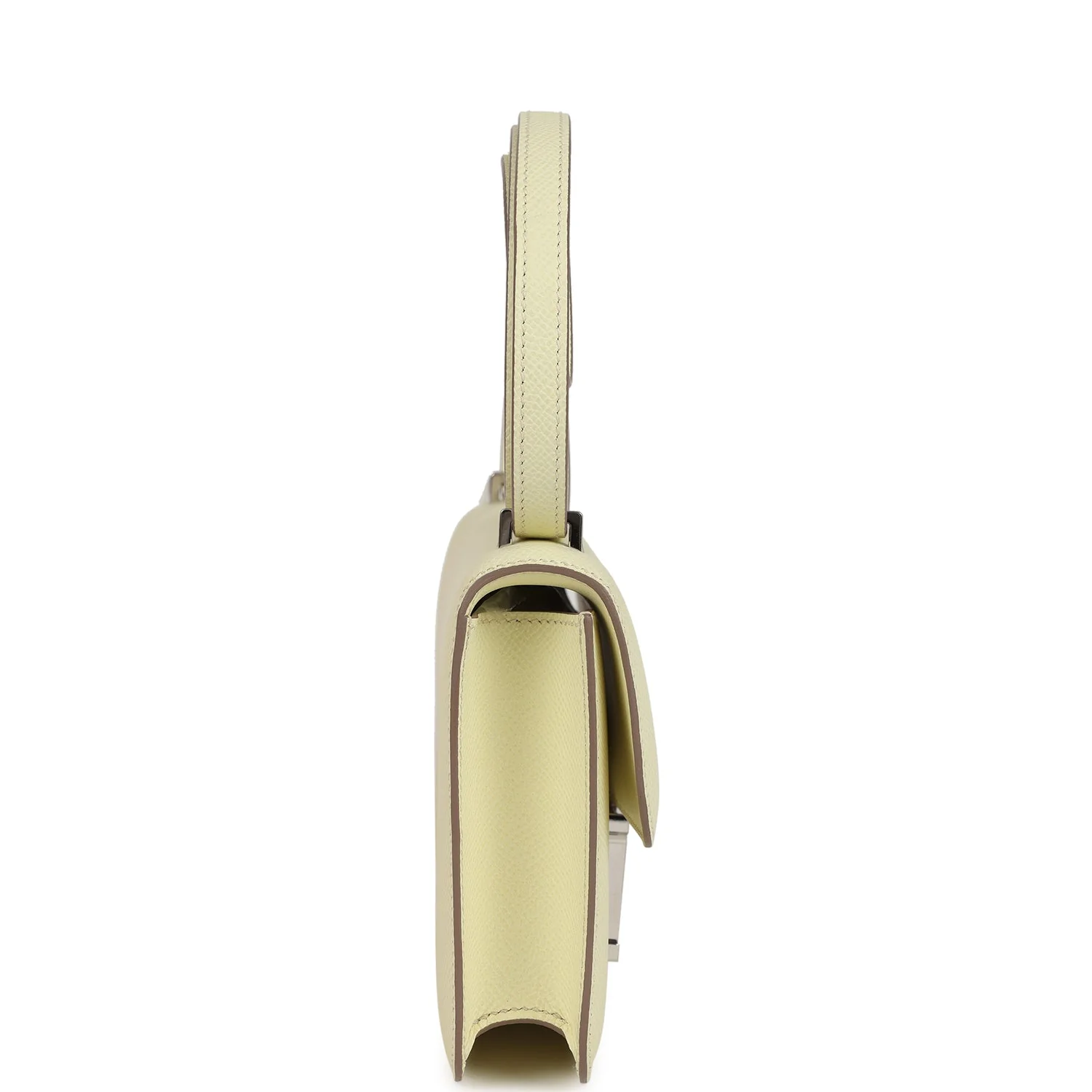 Hermes Constance Elan Jaune Milton Epsom Palladium Hardware
