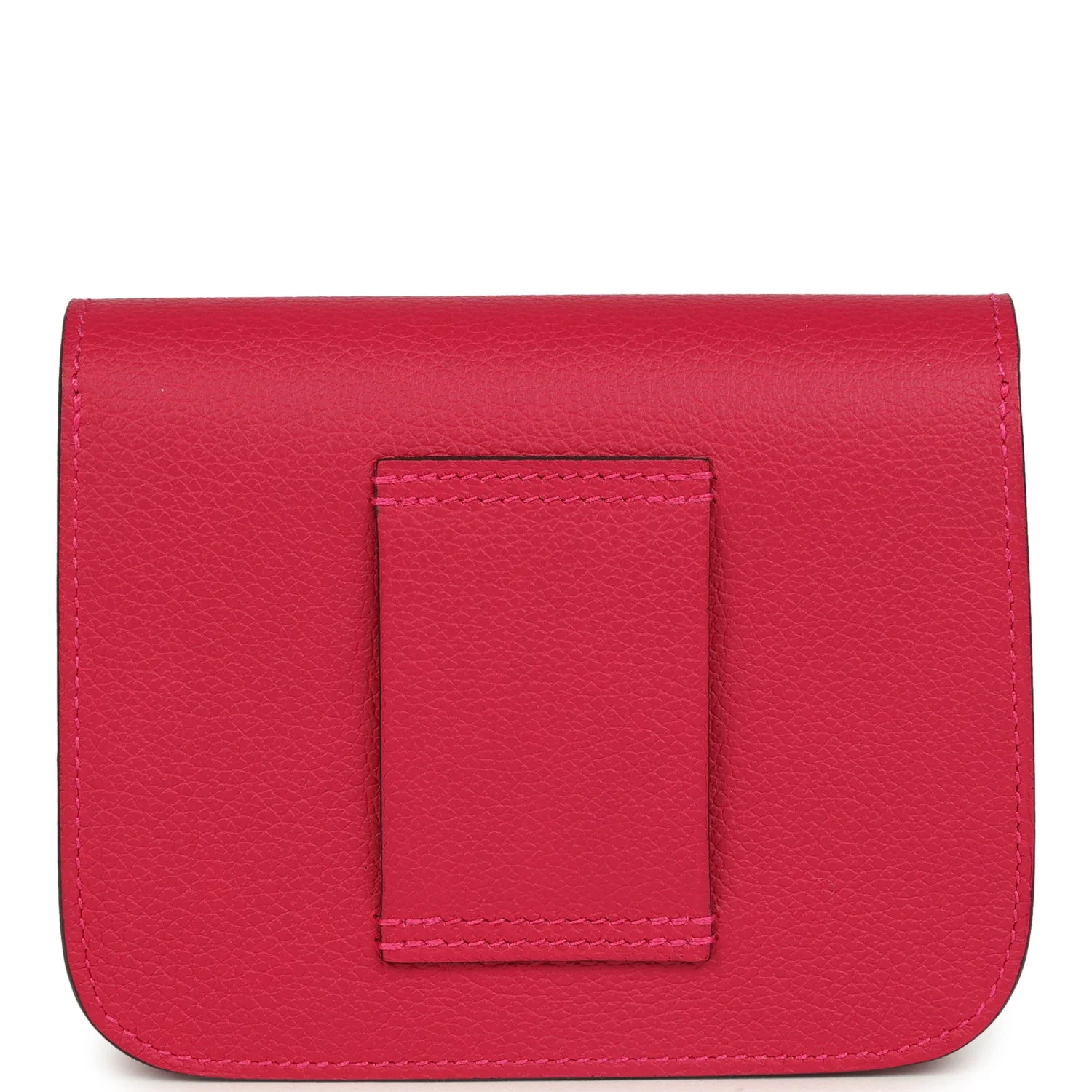 Hermes Constance Slim Wallet Framboise Verso Evercolor Palladium Hardware