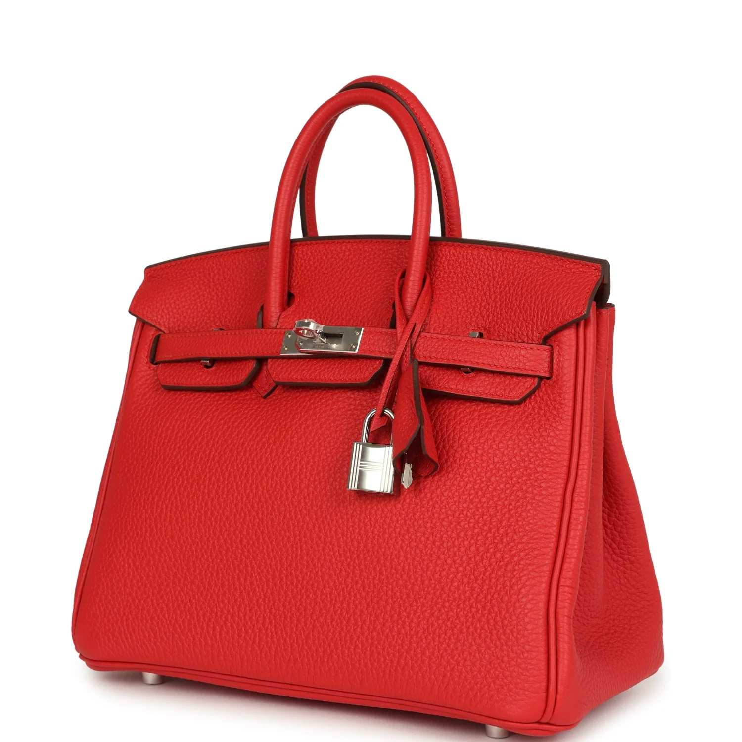 Hermes Birkin 25 Rouge Radieux Togo Palladium Hardware