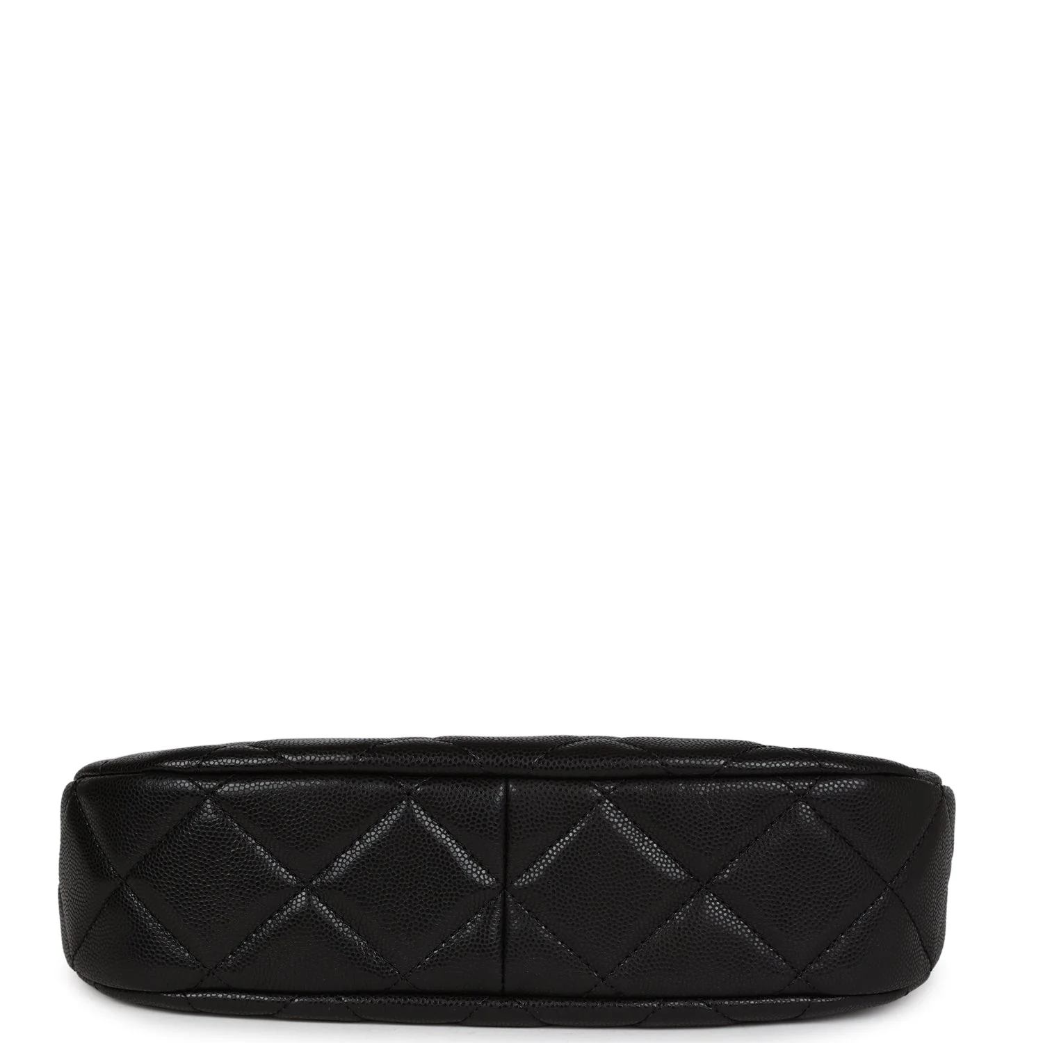 Chanel Hobo Bag Black Shiny Caviar Brushed Gold Hardware