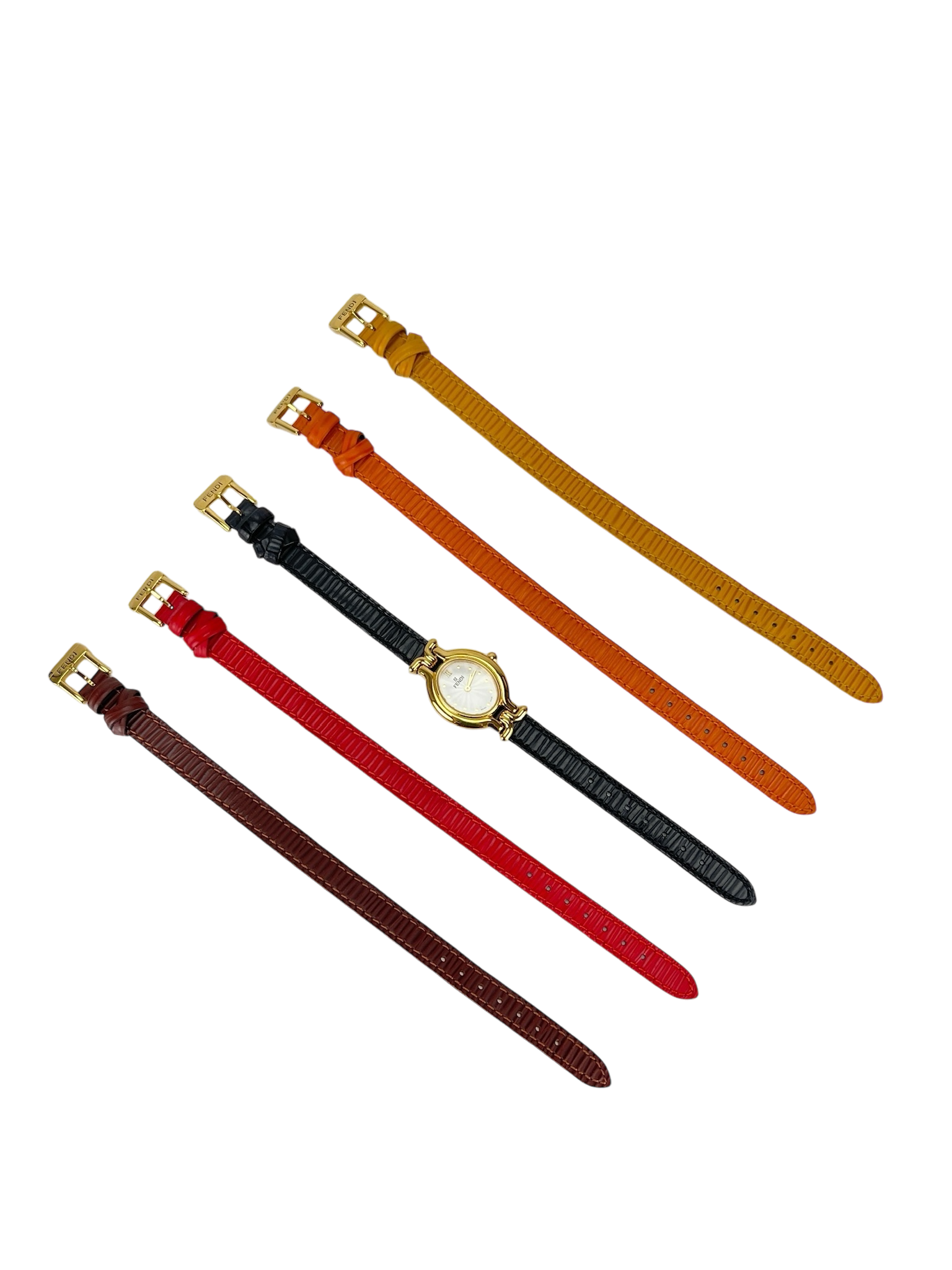 FENDI - Chameleon Interchangeable Strap Watch ( 5 Color )