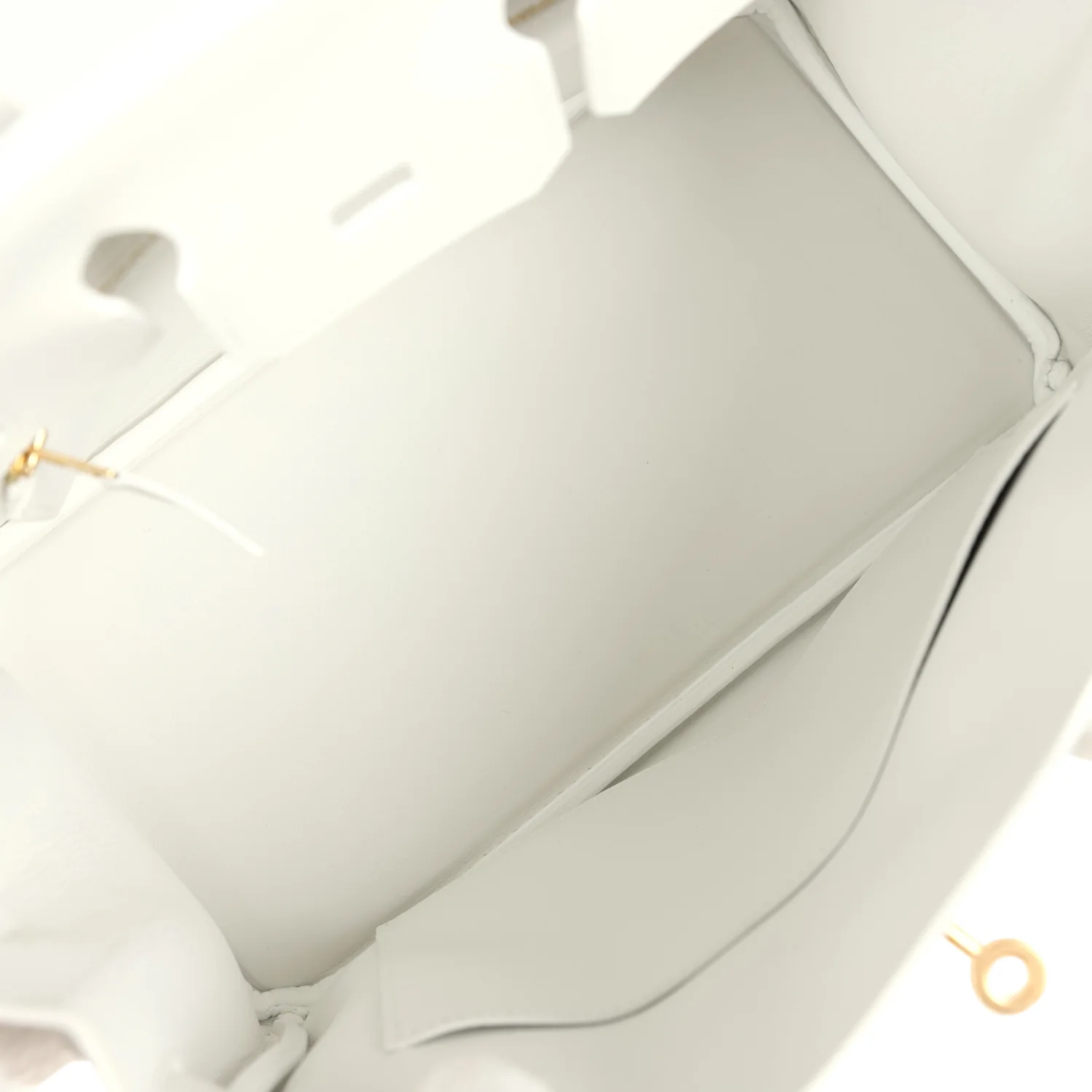 Hermes Birkin 25 New White Swift Gold Hardware