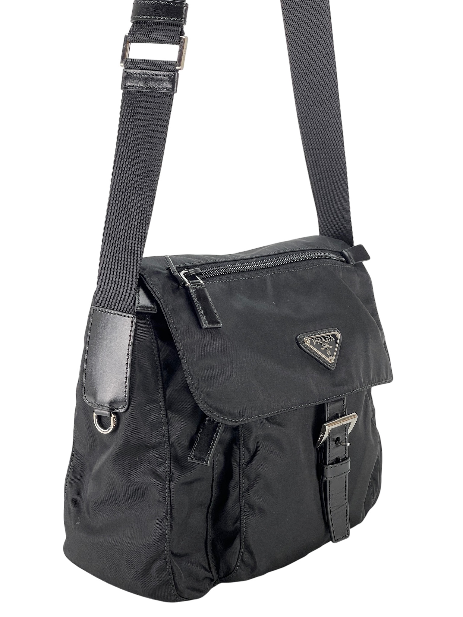 PRADA - Nylon Nero Shoulder Bag BT8994