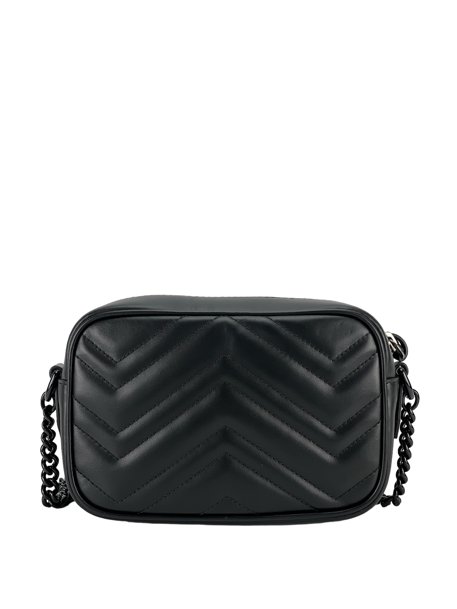 GUCCI - Black GG Marmont Camera Bag