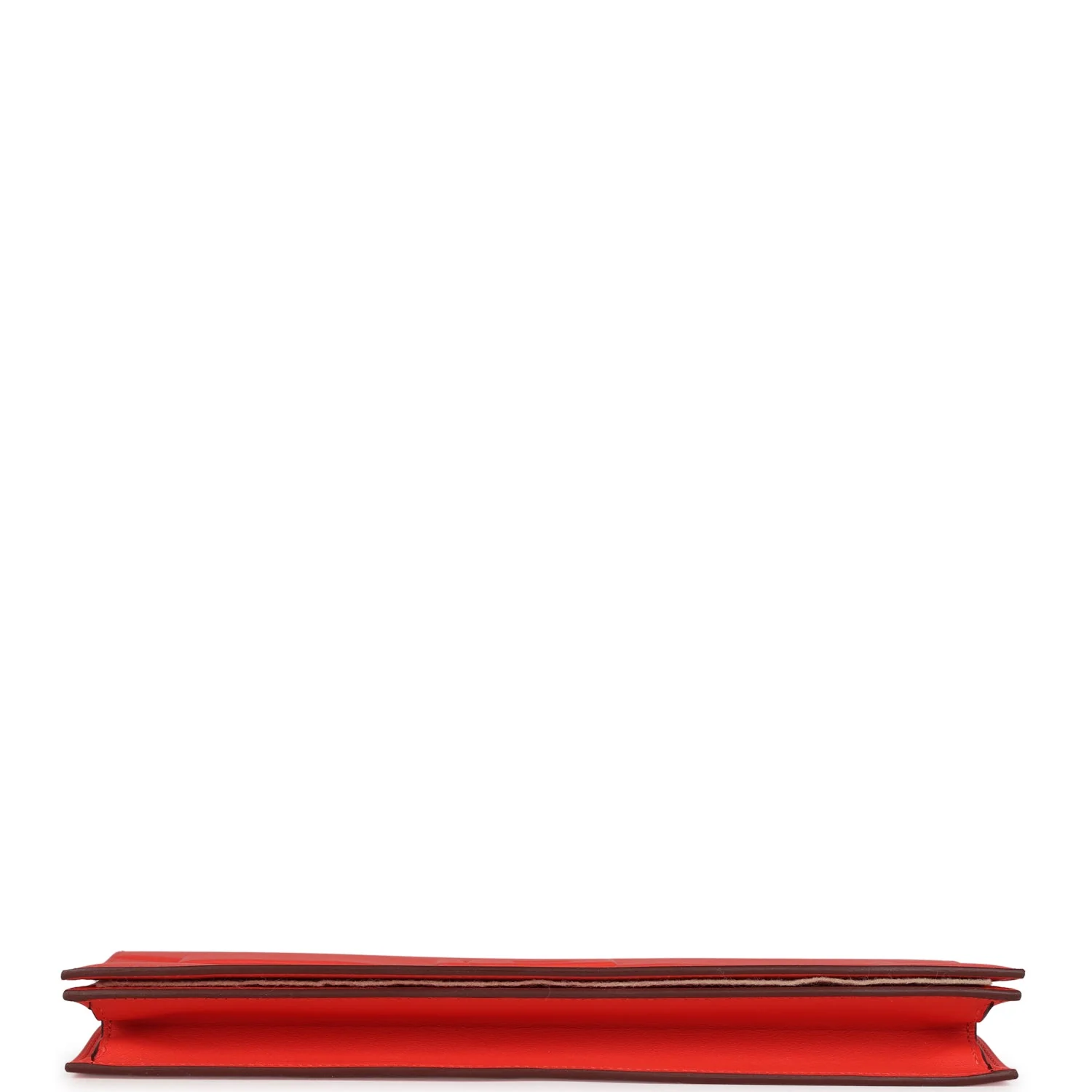 Hermes Shadow Kelly Cut Orange Field Swift