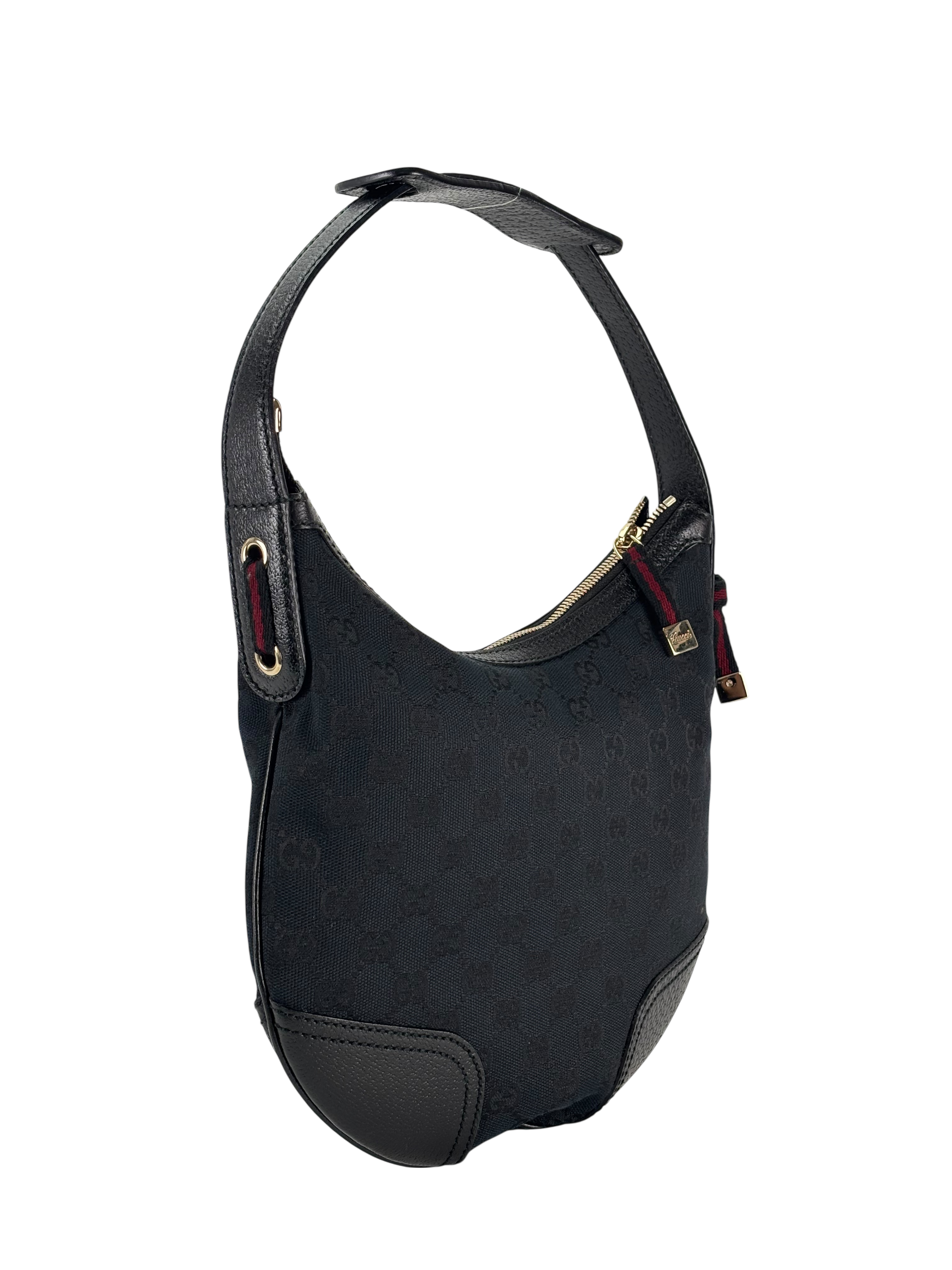 GUCCI - Black Princy Hobo GG Canvas Shoulder bag