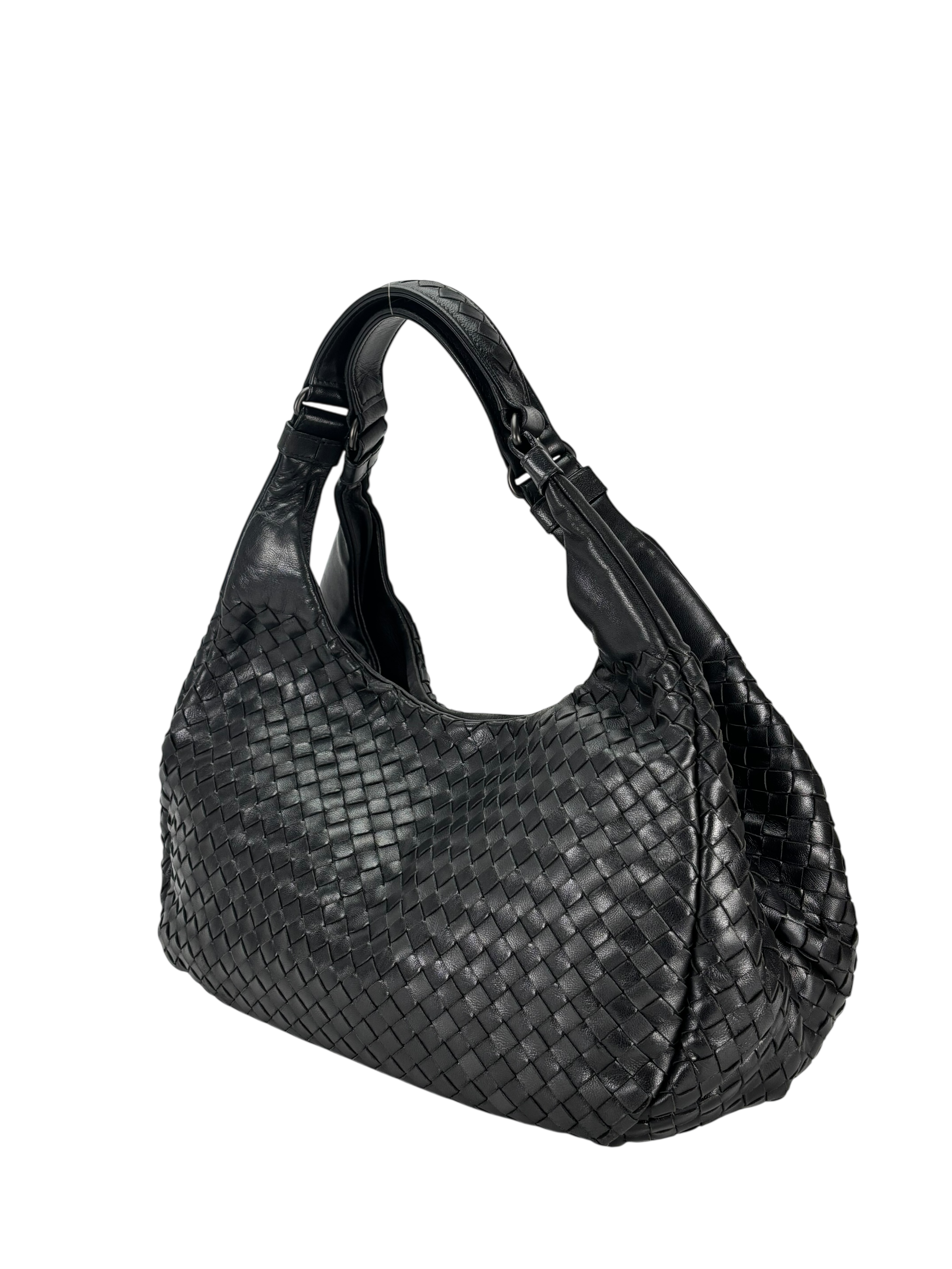BOTTEGA VENETA - Braid Shoulder Bag Black Leather
