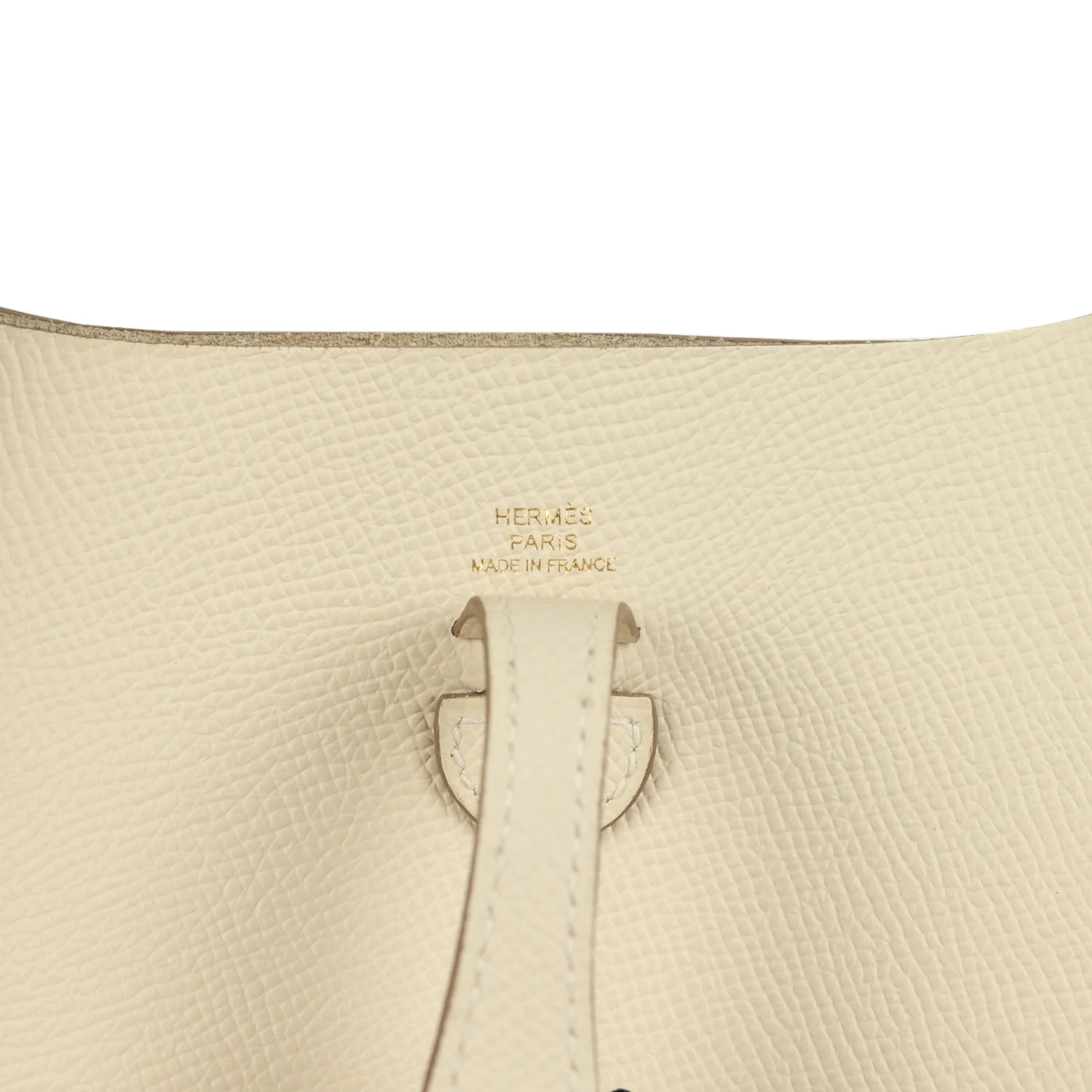 Hermes Evelyne Sellier TPM Craie Epsom Gold Hardware