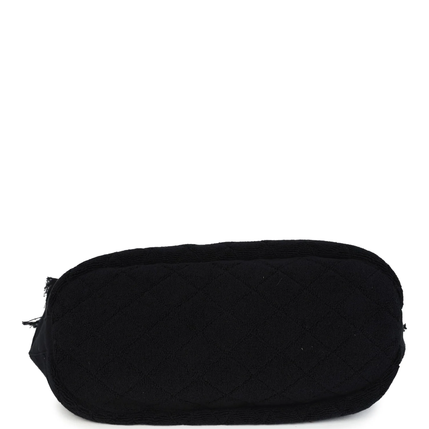 Chanel Coco Beach Tote Bag & Towel Set Black Terry Cloth