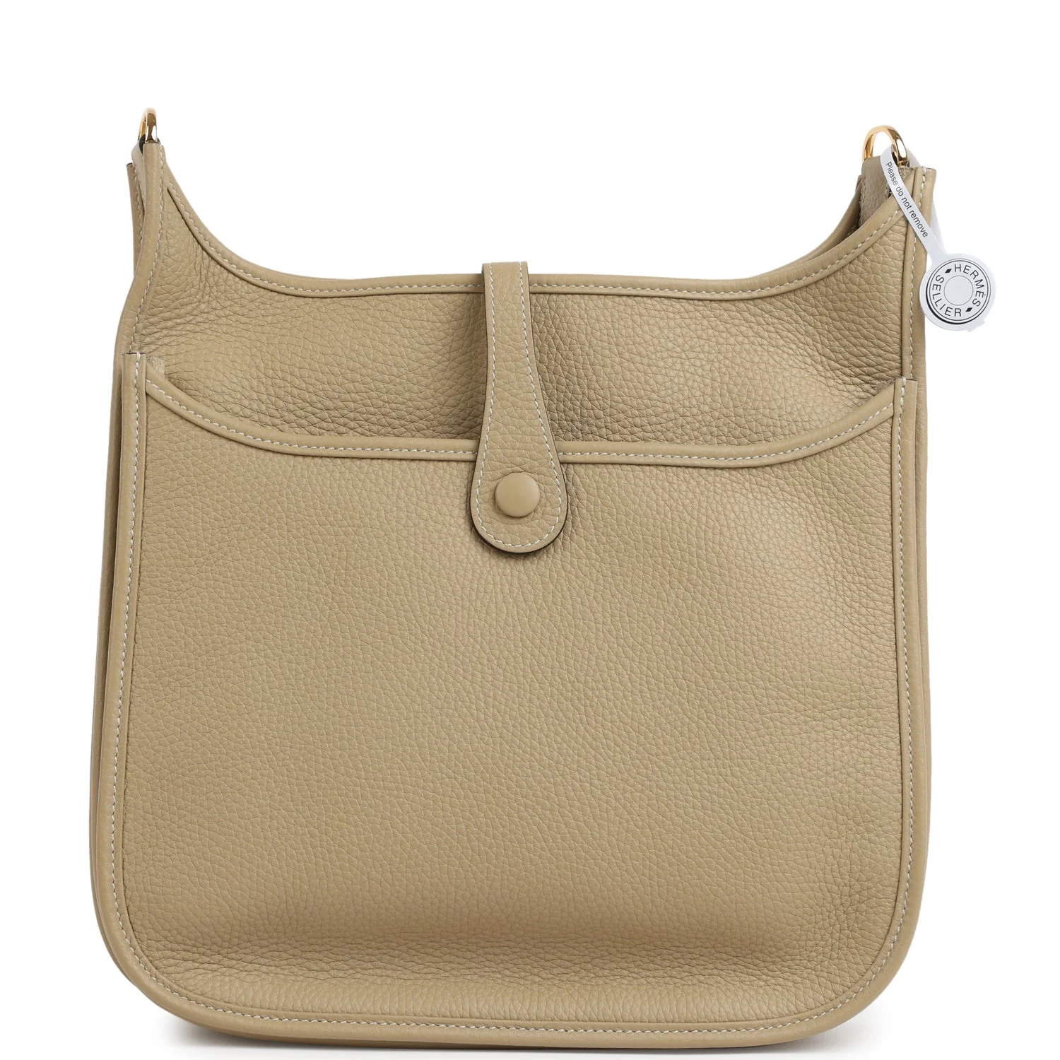 Hermes Evelyne III PM Trench Clemence Gold Hardware