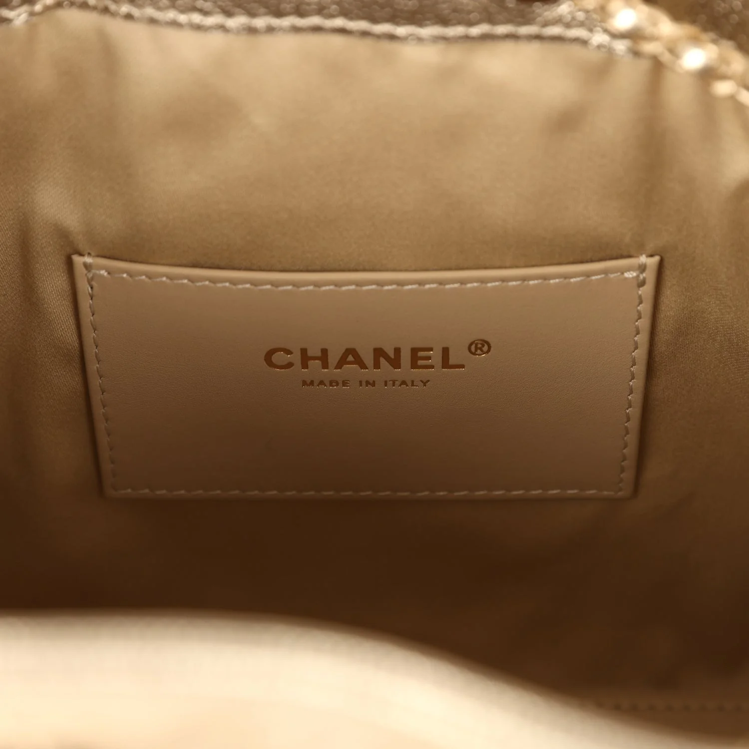 Chanel Small 25 Hobo Bag Metallic Gold Caviar Light Gold Hardware