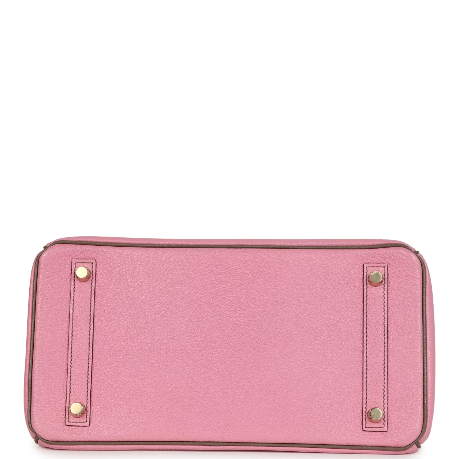 Pre-owned Hermes Special Order (HSS) Birkin 30 Bubblegum Verso Chèvre Brushed Gold Hardware