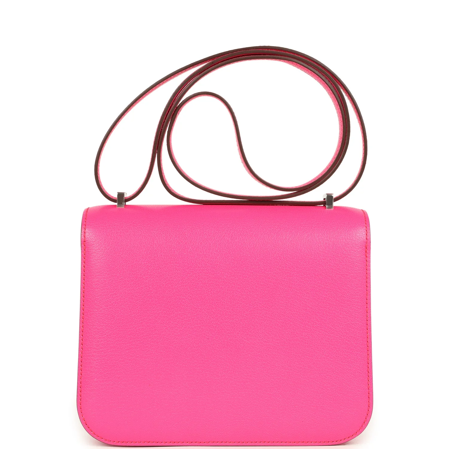Hermes Constance 18 Rose Pop Chevre Chamkila Palladium Hardware