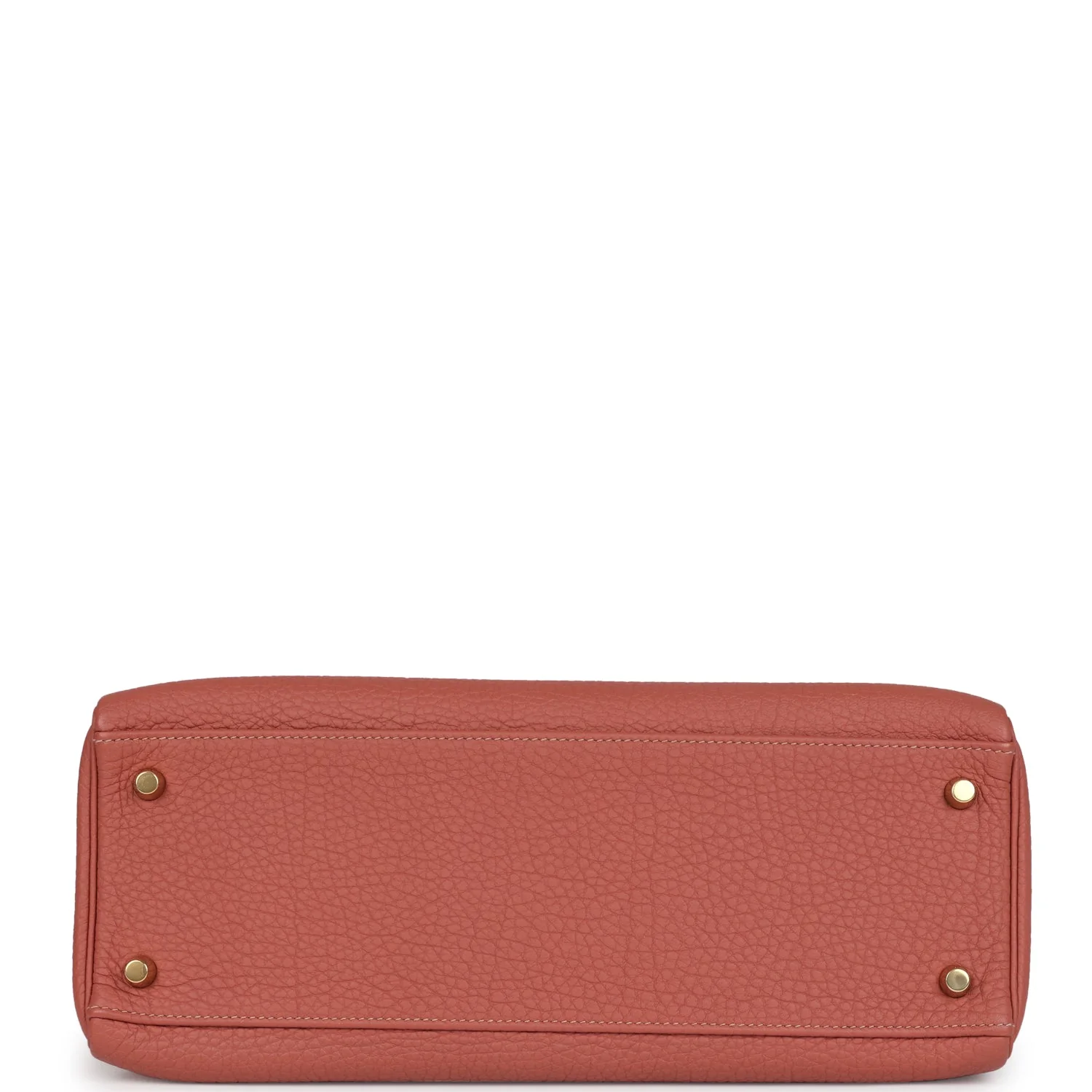 Pre-owned Hermes Kelly Retourne 32 Rosy Togo Gold Hardware