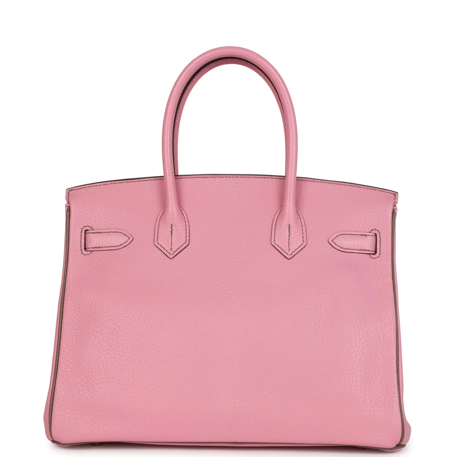 Pre-owned Hermes Special Order (HSS) Birkin 30 Bubblegum Verso Chèvre Brushed Gold Hardware