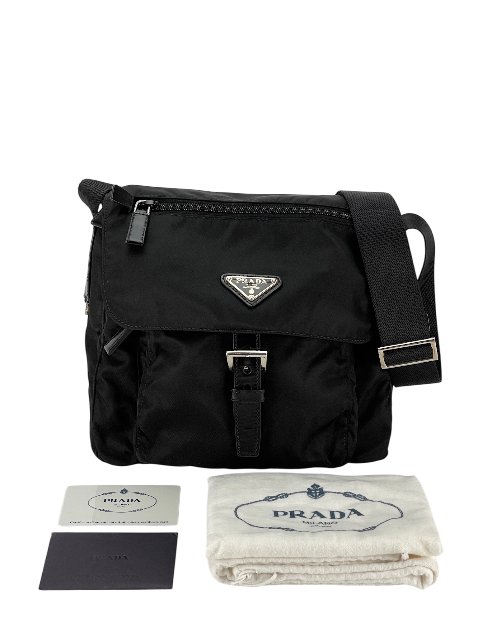 PRADA - Nylon Nero Shoulder Bag BT8994