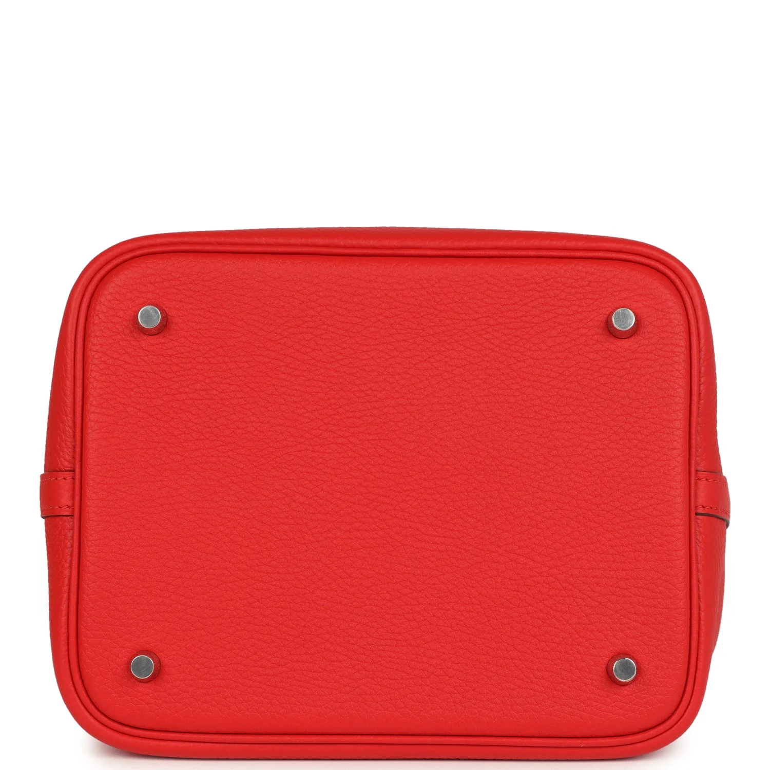 Hermes Picotin Lock 22 Rouge De Coeur Clemence Palladium Hardware