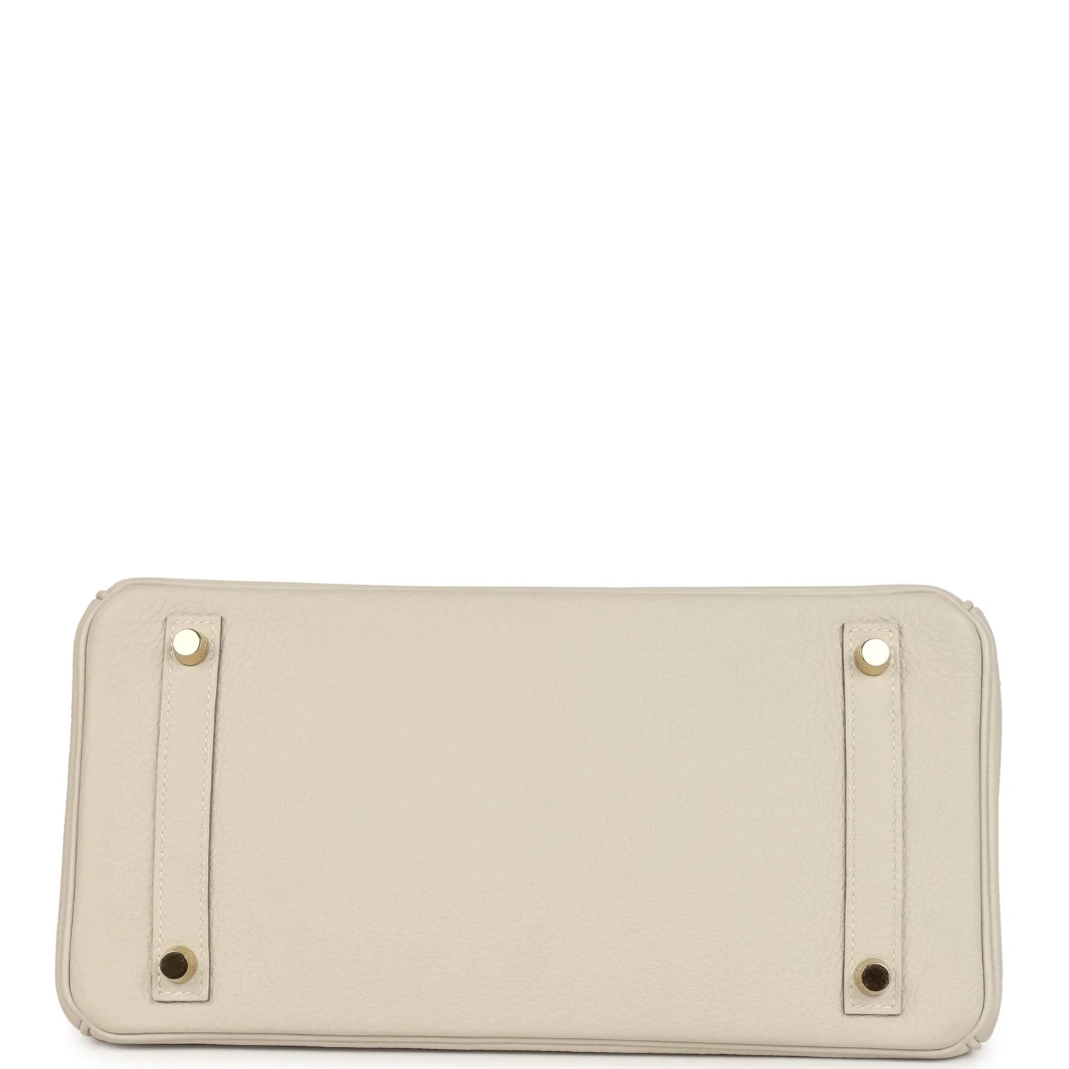 Pre-owned Hermes Birkin 30 Craie Togo Gold Hardware