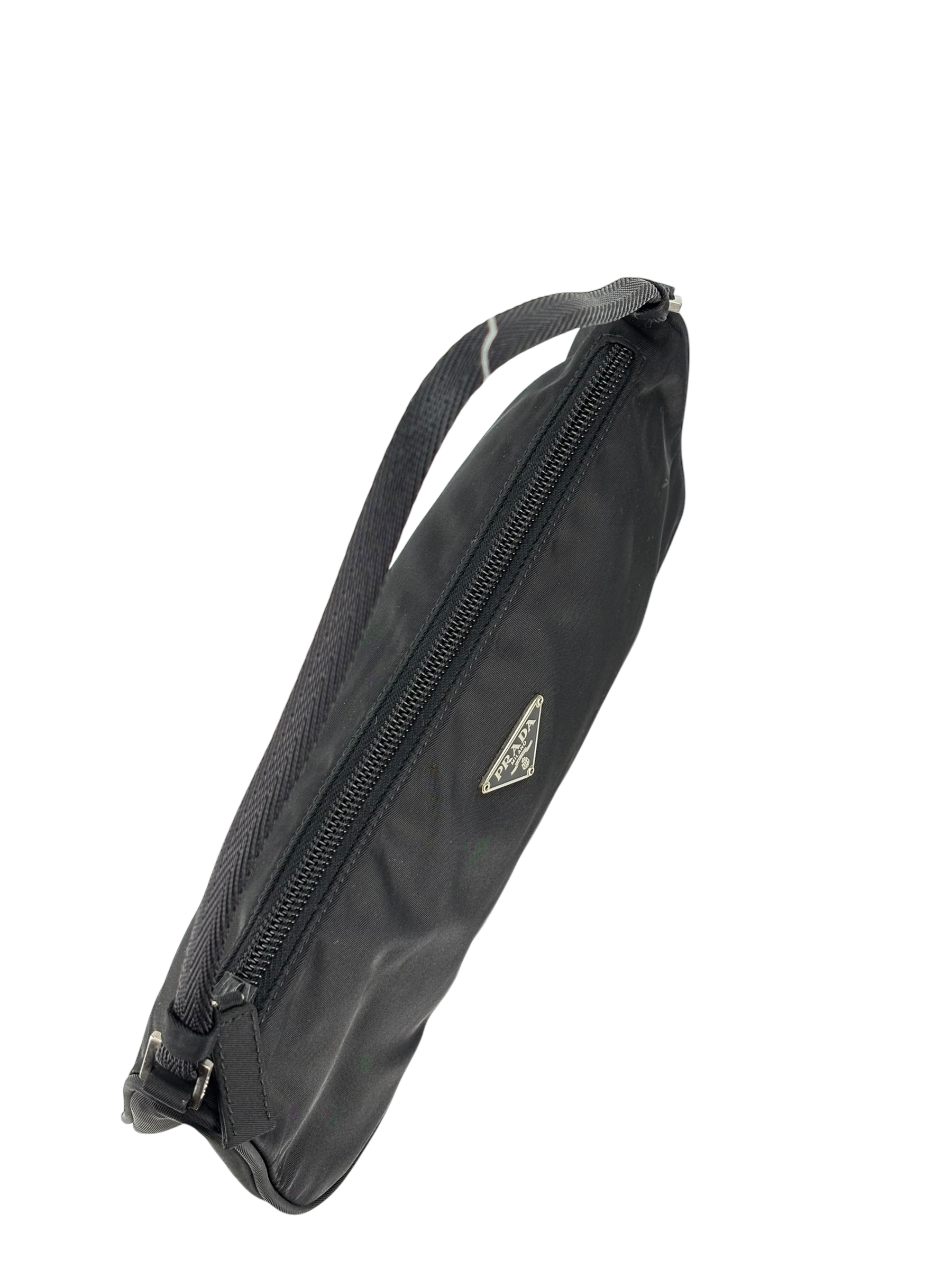 PRADA - Black Nylon Nero Pouch Handbag