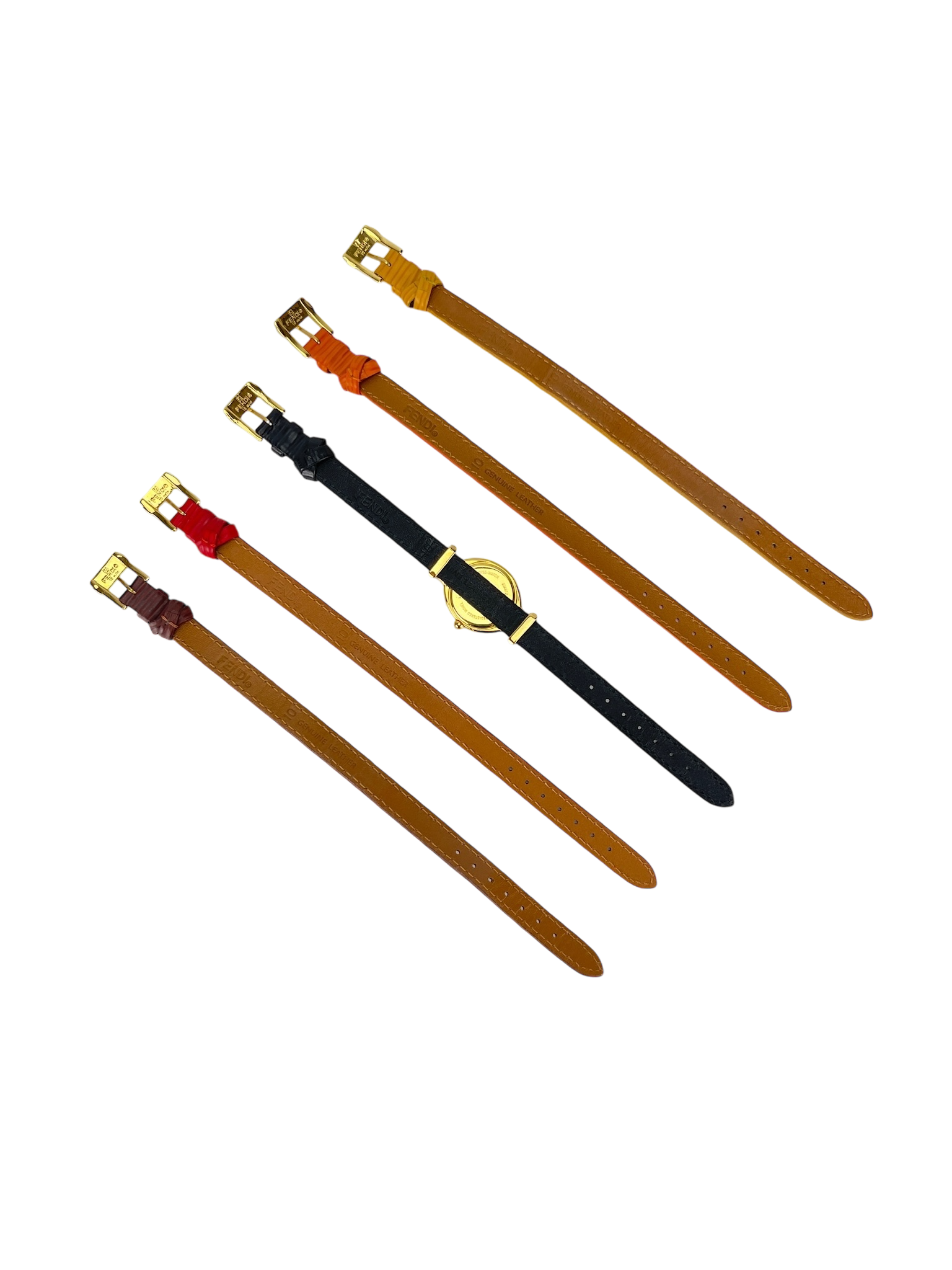 FENDI - Chameleon Interchangeable Strap Watch ( 5 Color )