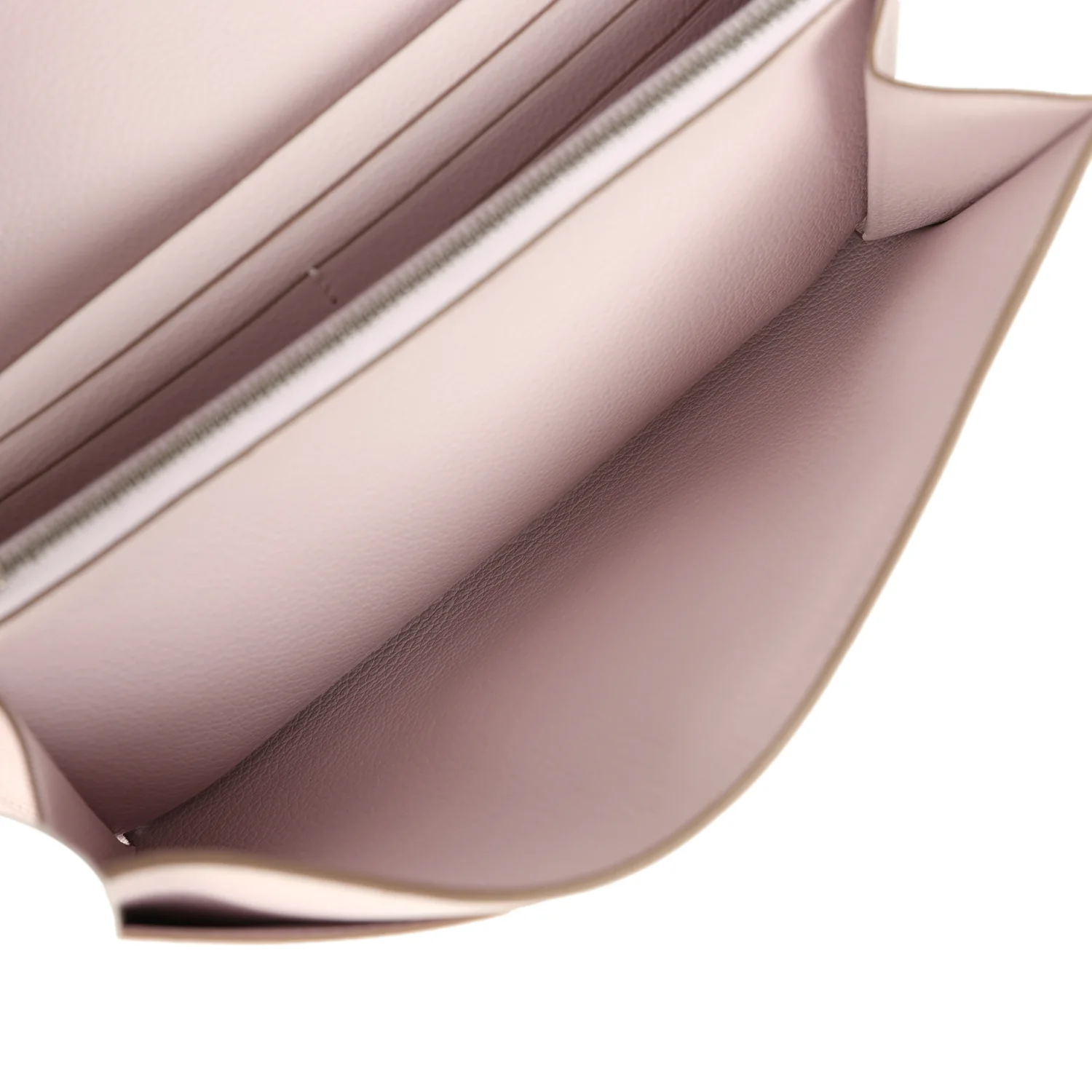 Hermes Constance Wallet To Go Mauve Pale Evercolor Palladium Hardware