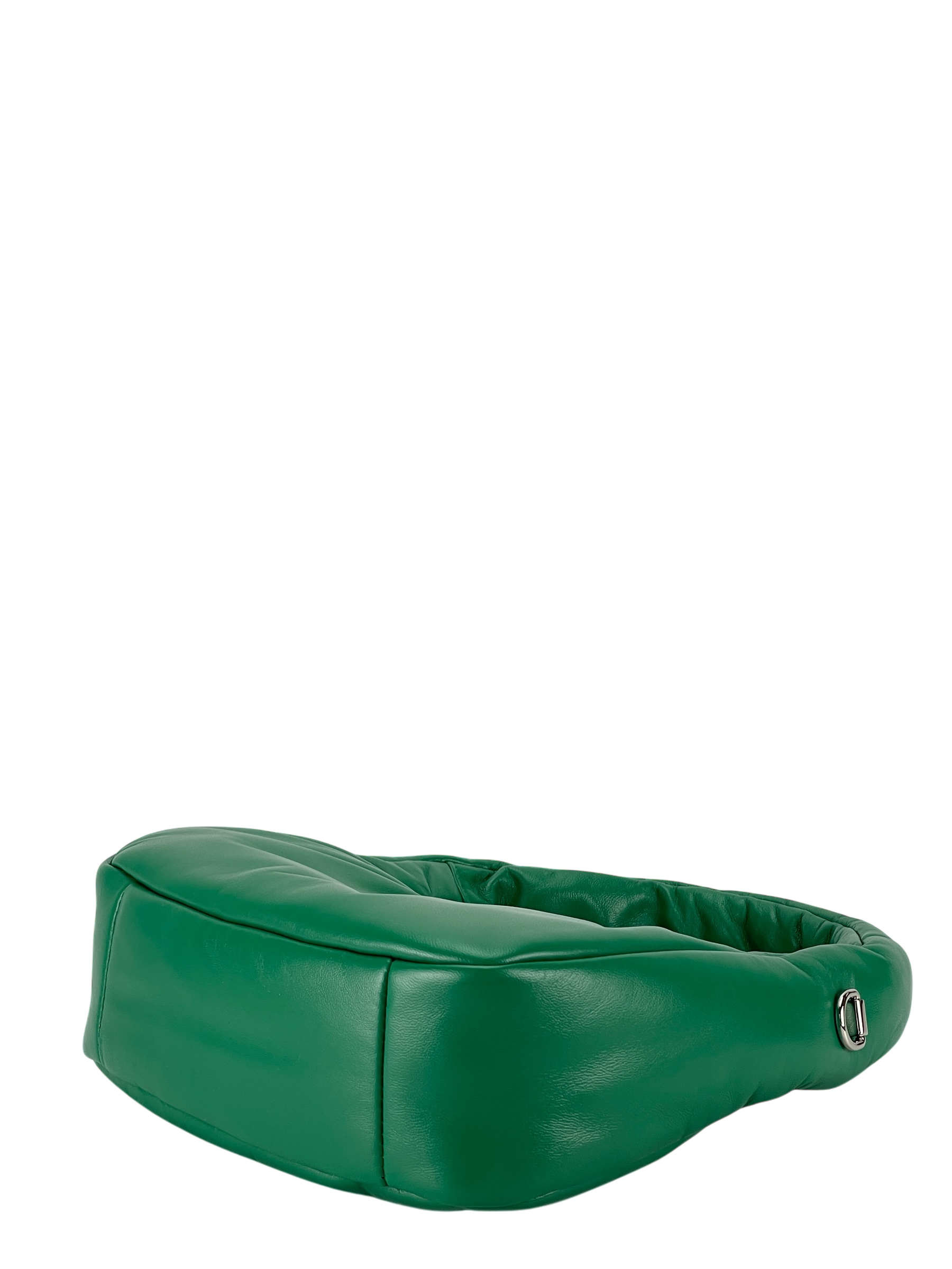PRADA - Soft Padded Nappa Green Leather Mini