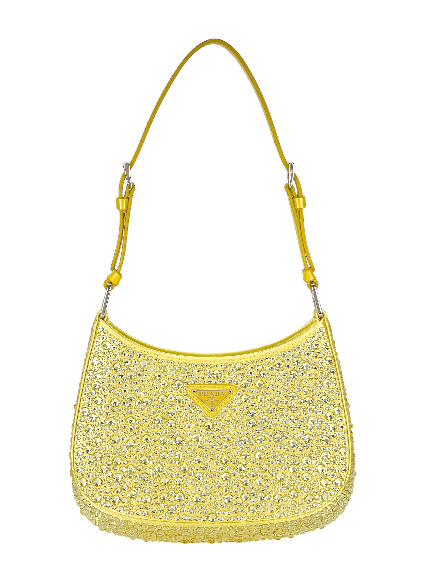 PRADA - Cleo Crystal-Embellished Shoulder Bag