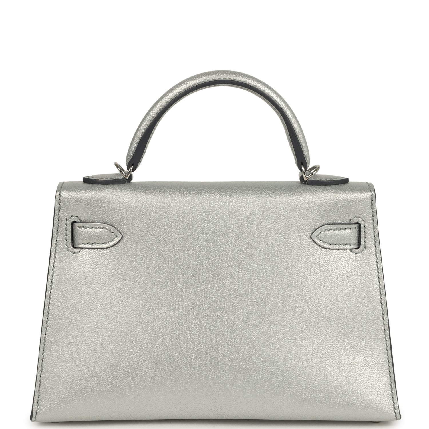 Hermes Kelly Sellier 20 Argent Chevre Chamkilight Palladium Hardware